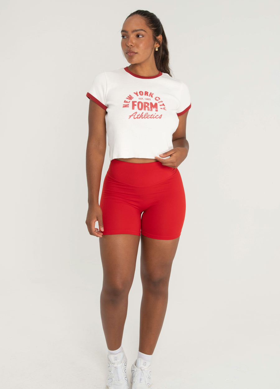 FORM Athletics Tee - Cherry