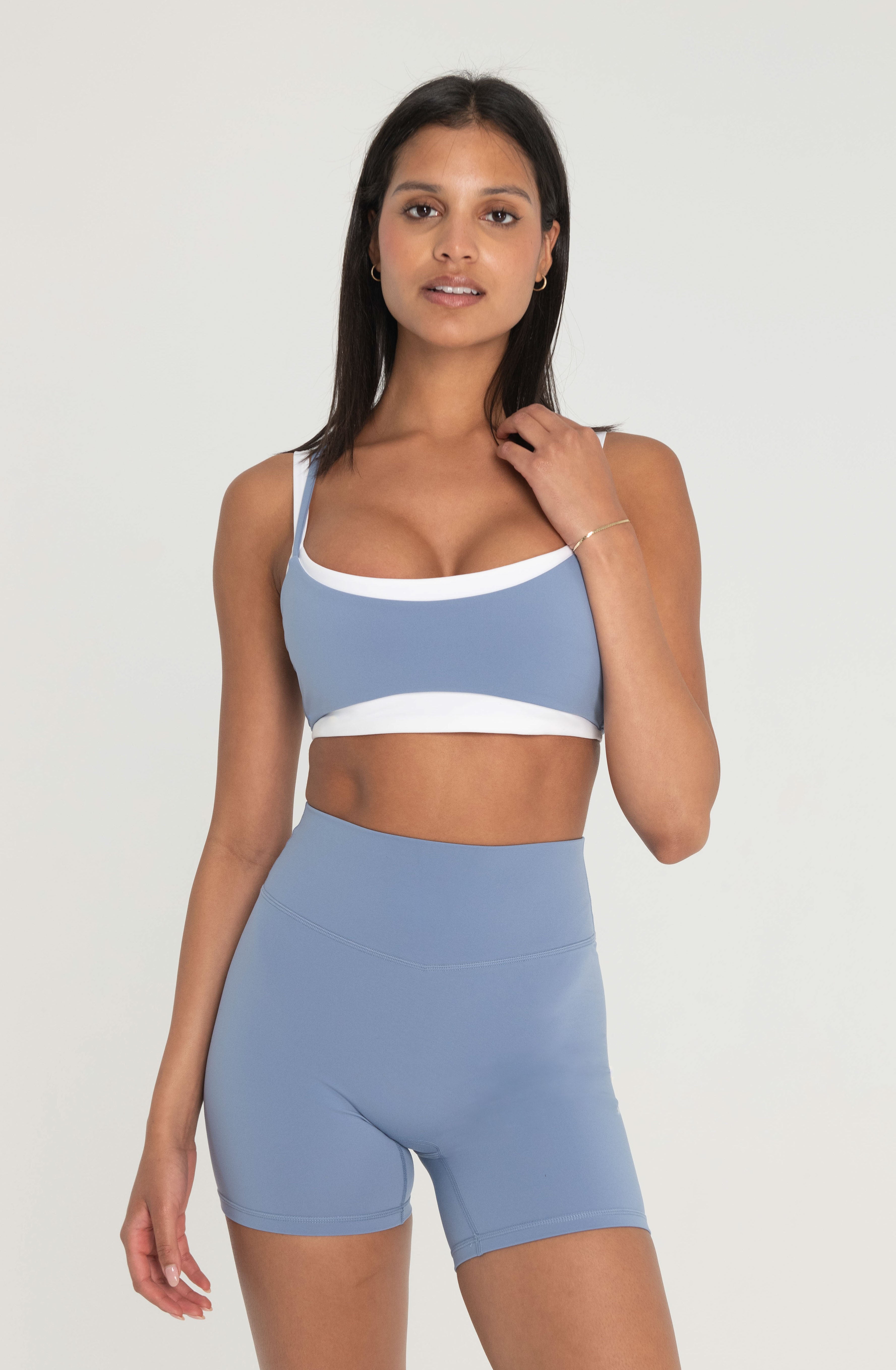 Layered Bra   Glacier

