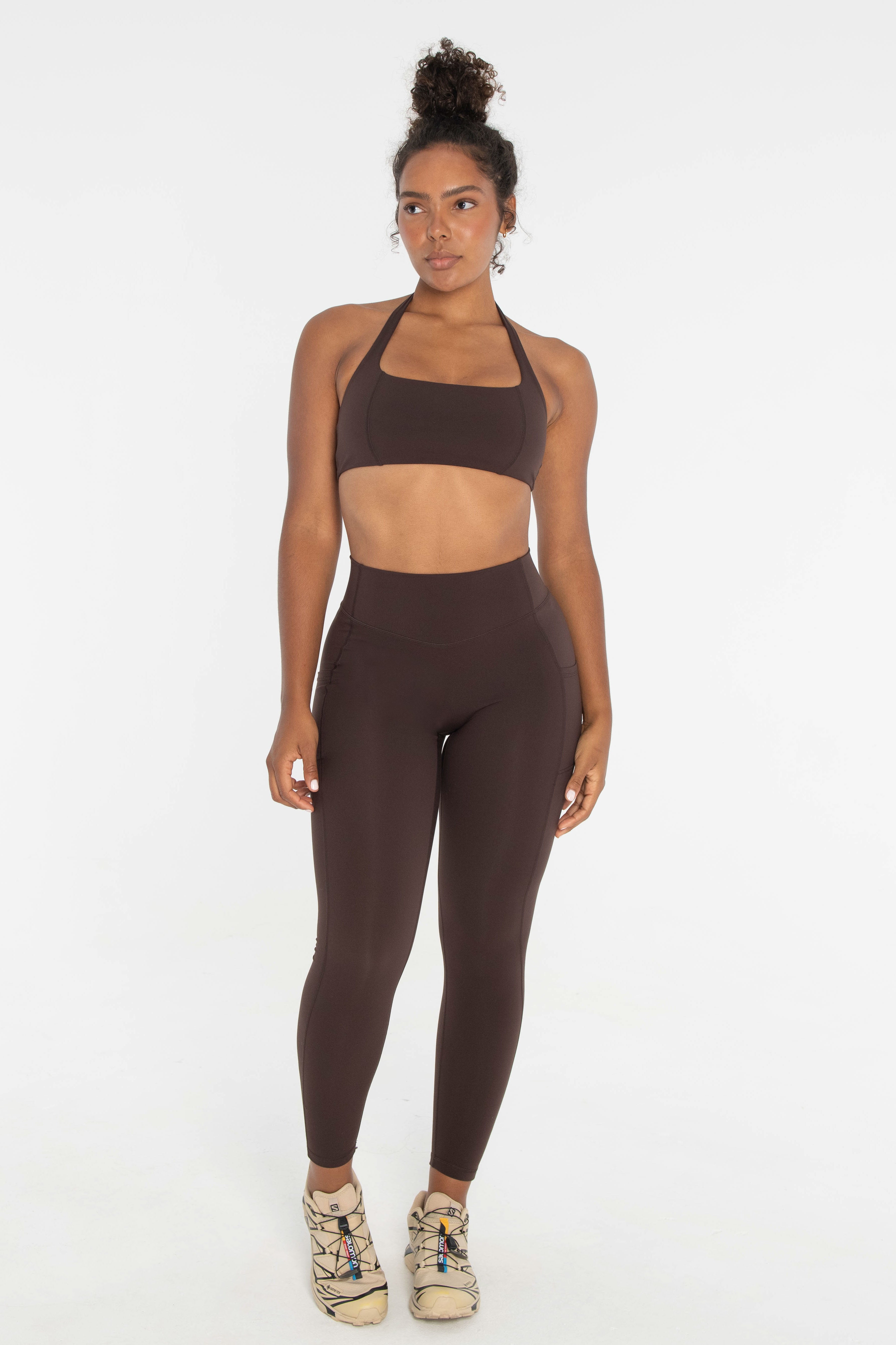 Halter Bra   Espresso
