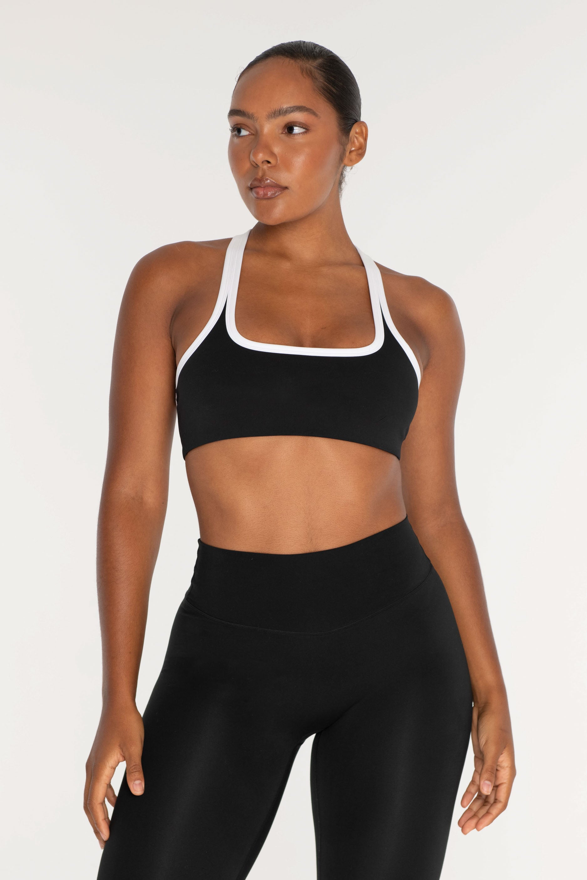 Racer Bra   Black/White
