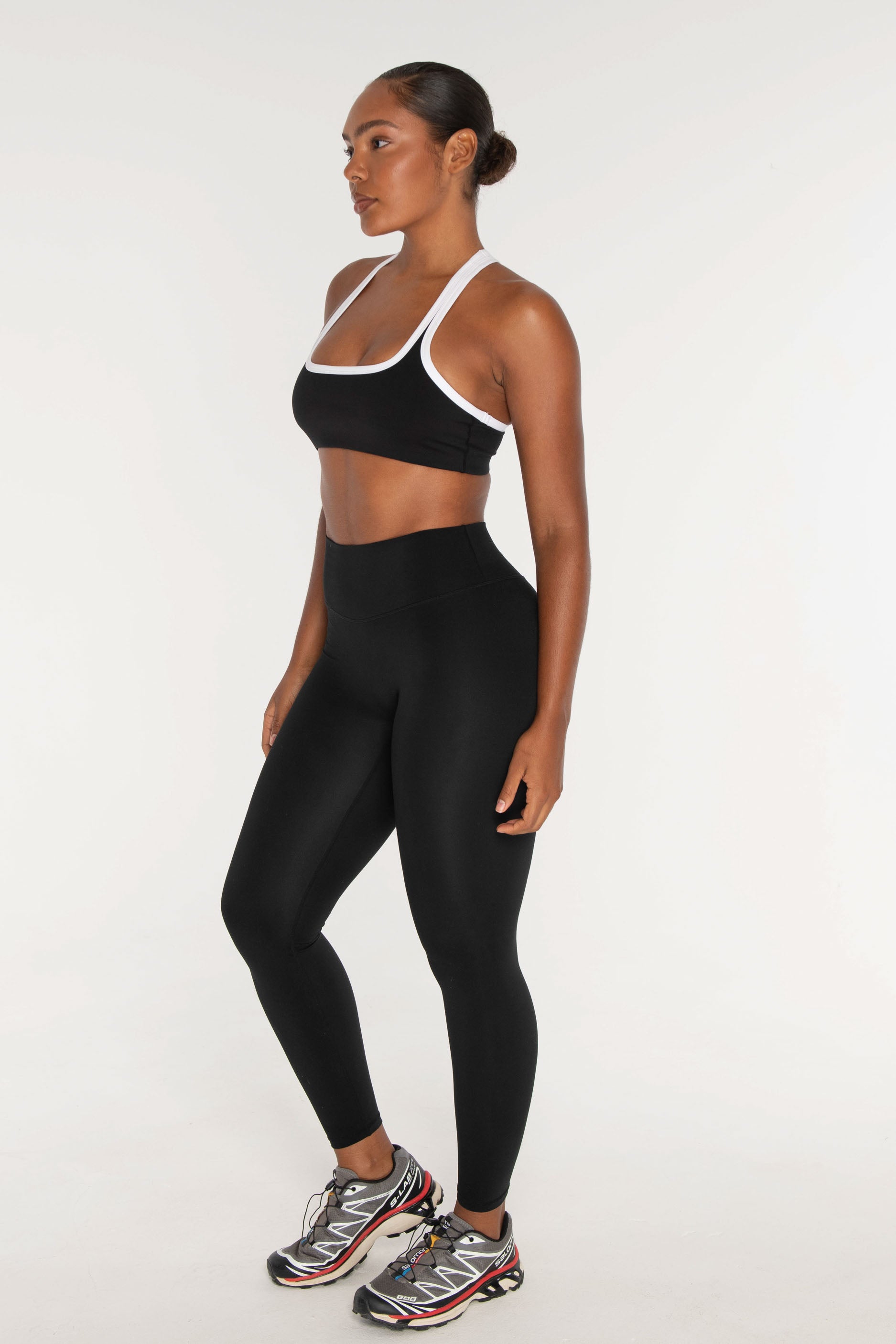 Racer Bra   Black/White
