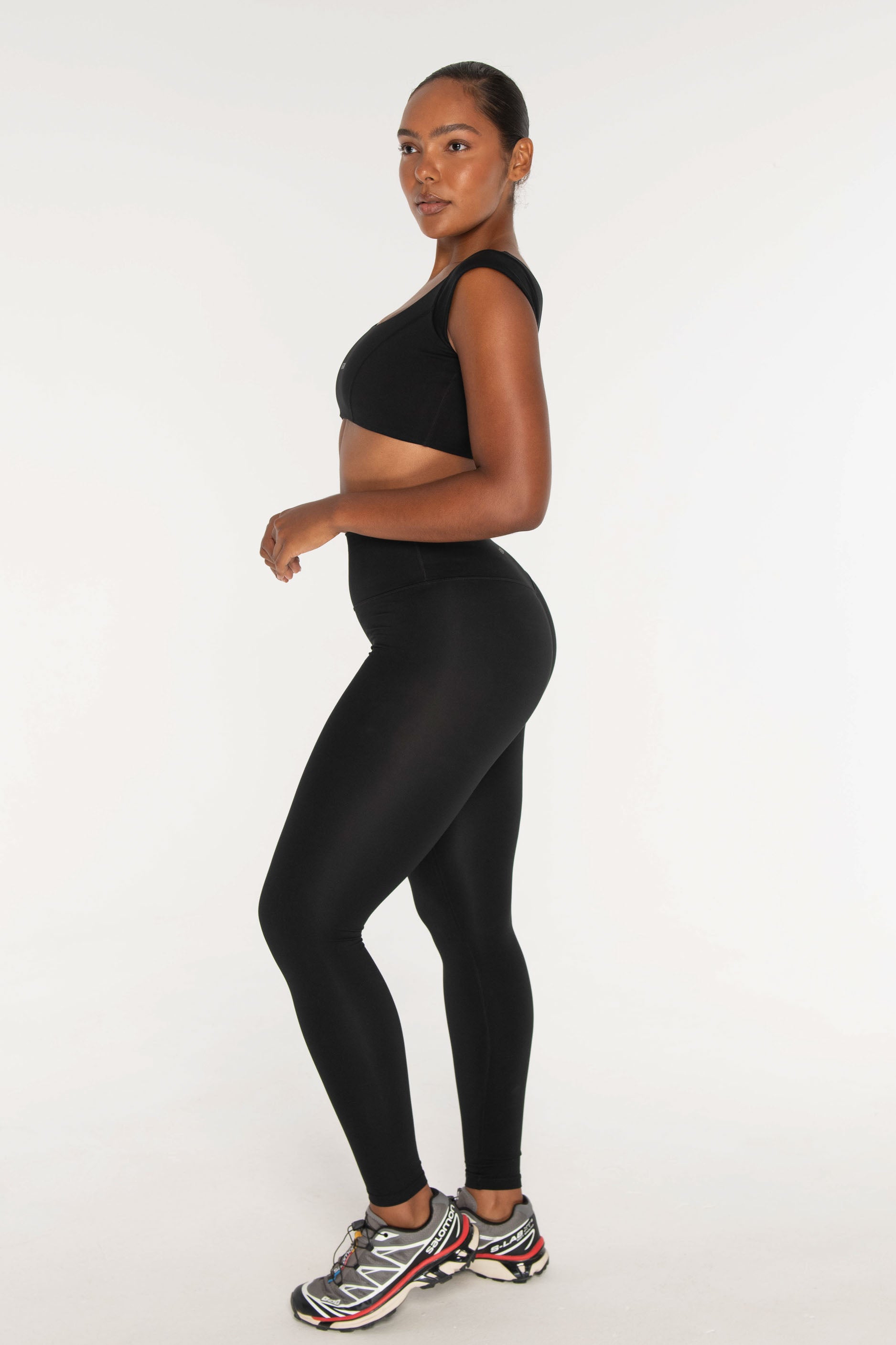 Cap Sleeve Bra   Black
