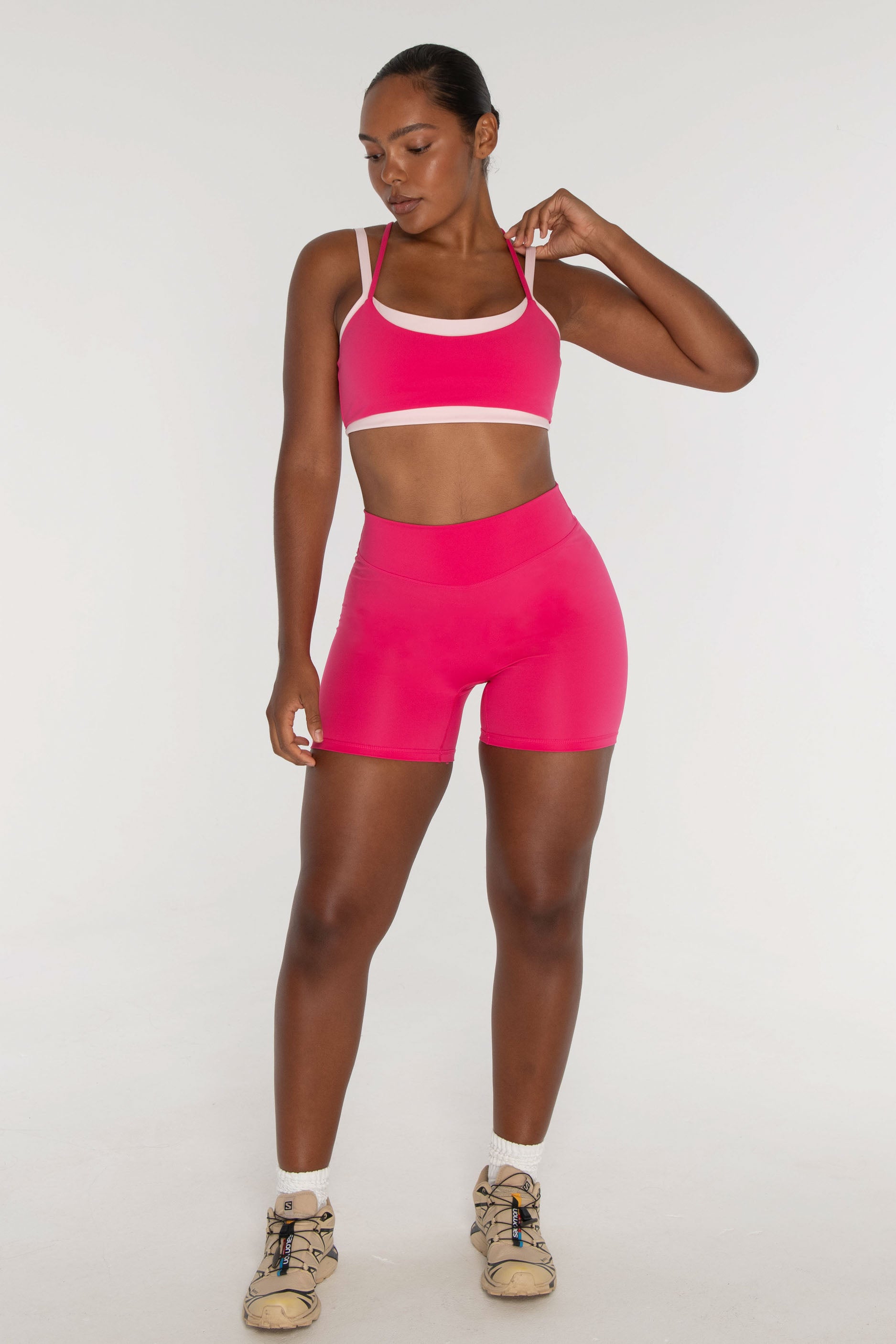 Layered Bra   Flirt/Light Pink
