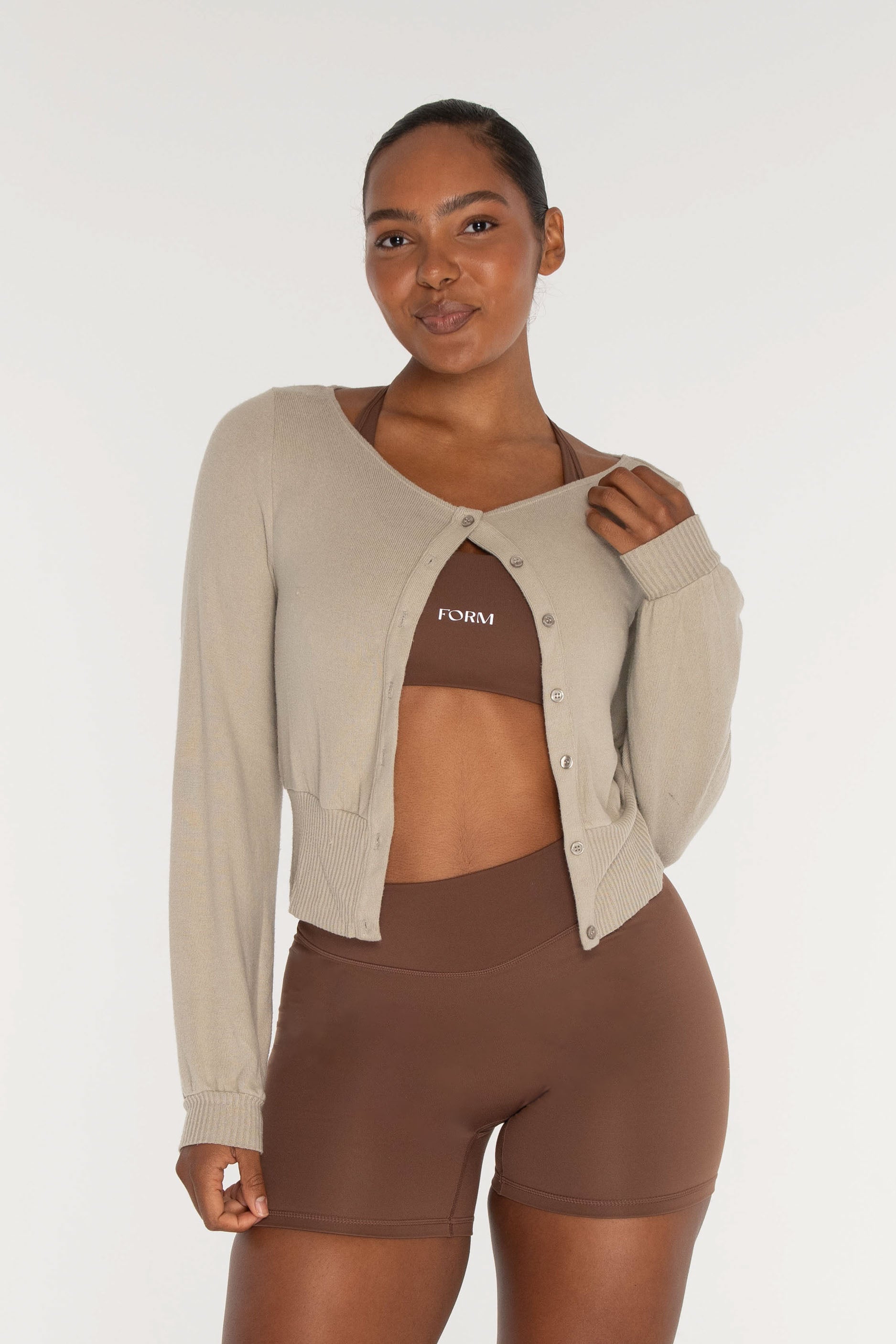 Cardigan Sweater   Oatmeal
