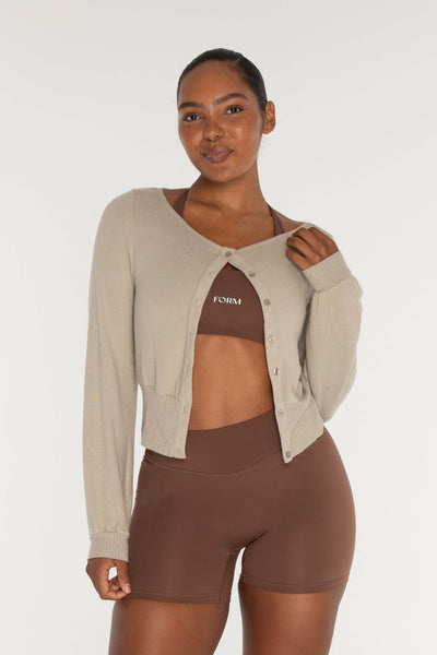 Cardigan Sweater - Oatmeal – FORM