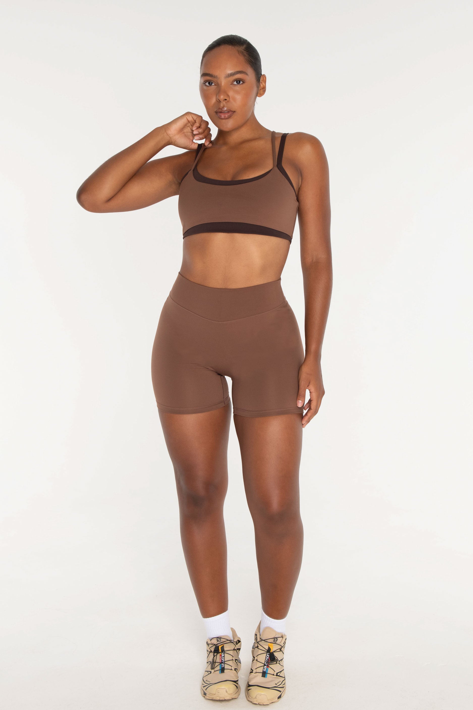 Layered Bra   Teddy/Espresso
