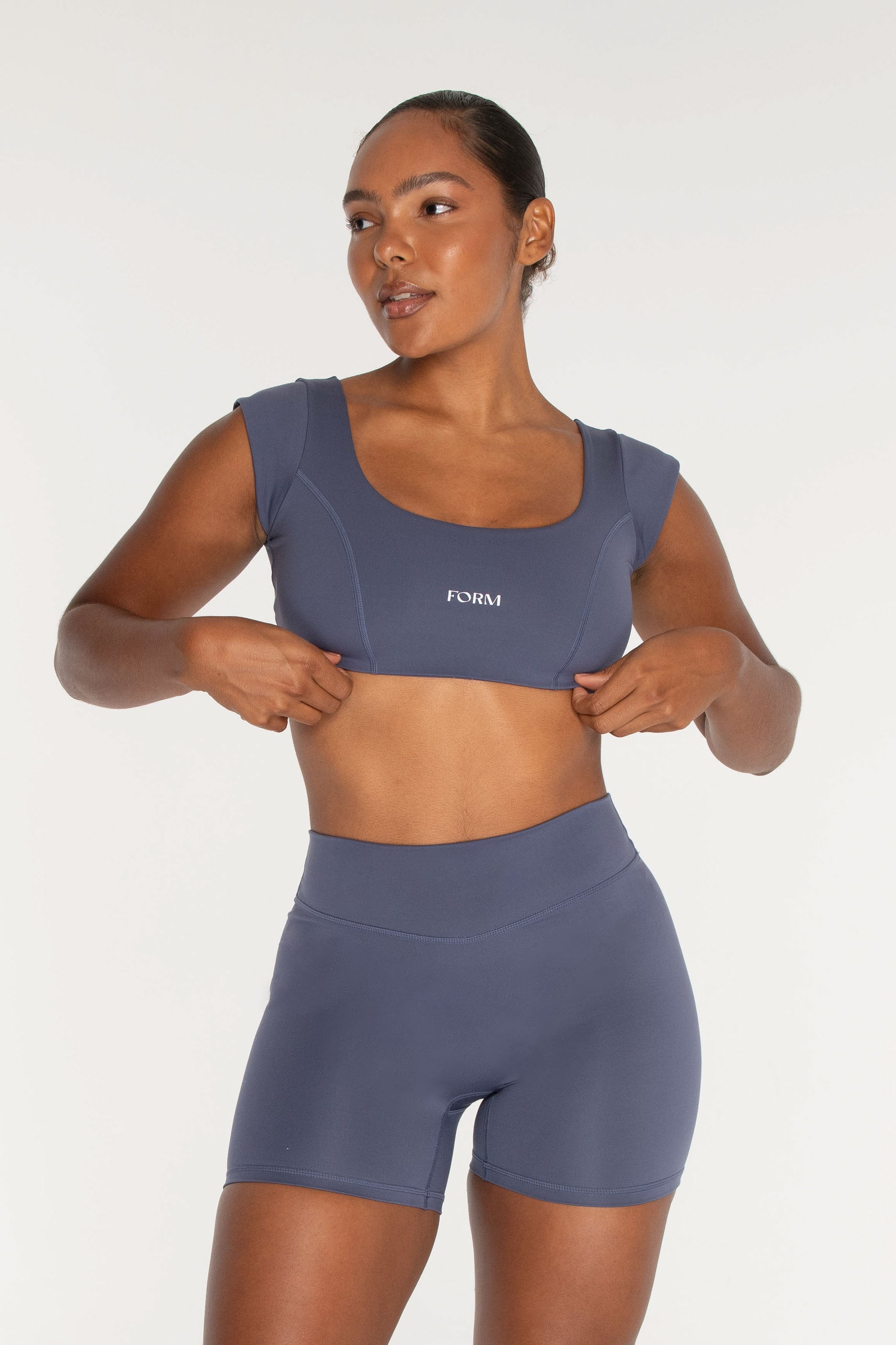 Cap Sleeve Bra   Ocean
