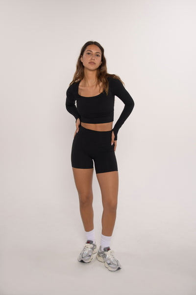 Square Long Sleeve - Black – FORM