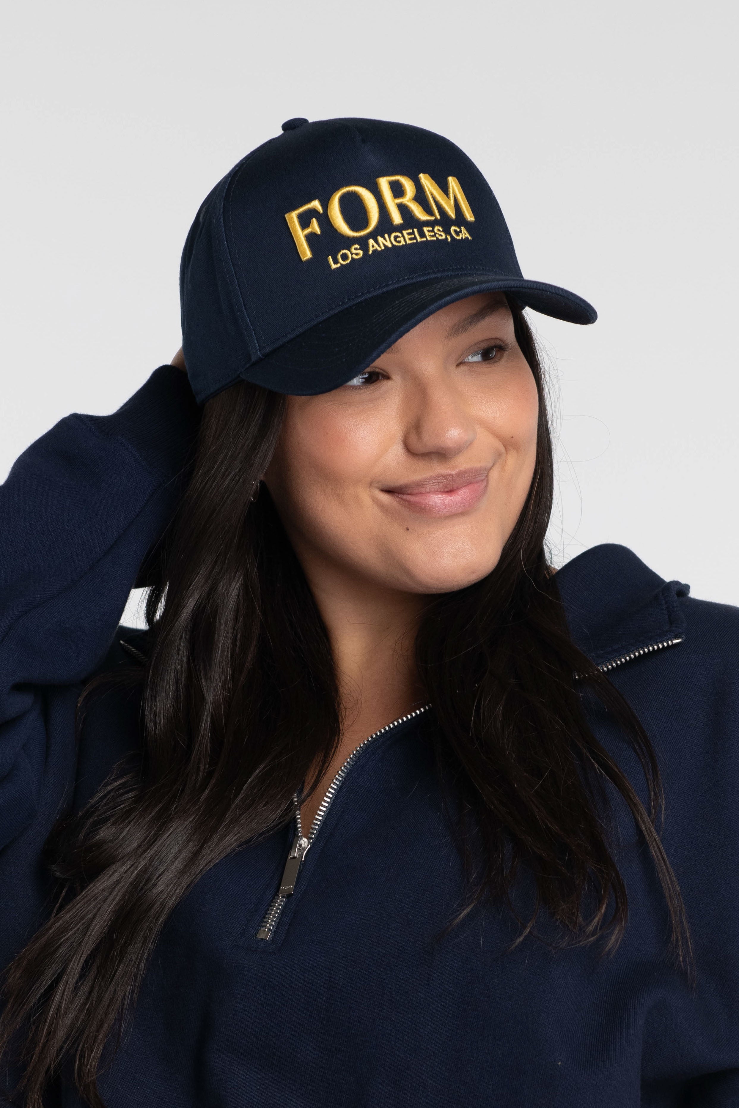 Los Angeles FORM Hat   Navy/Yellow
