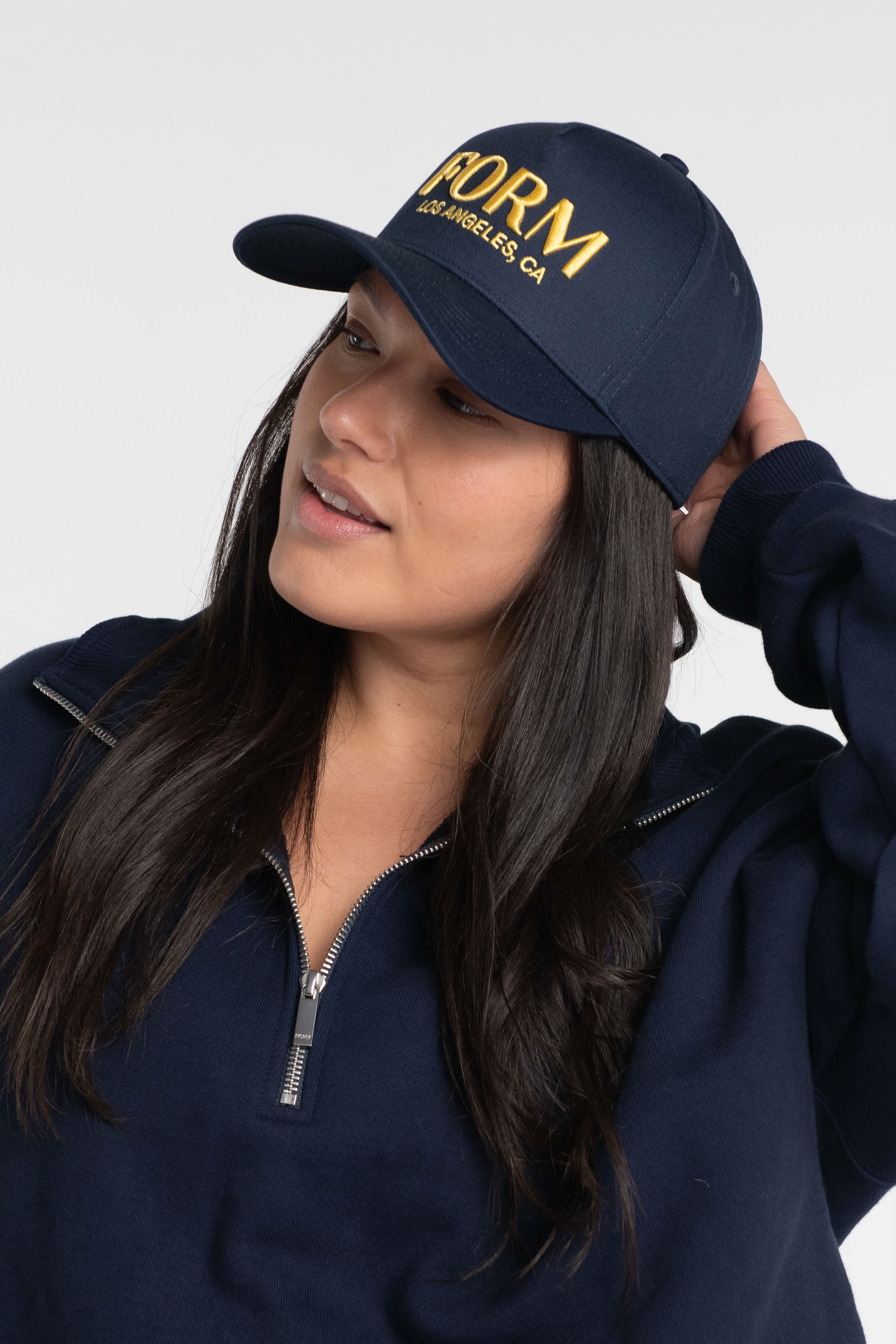Los Angeles FORM Hat   Navy/Yellow
