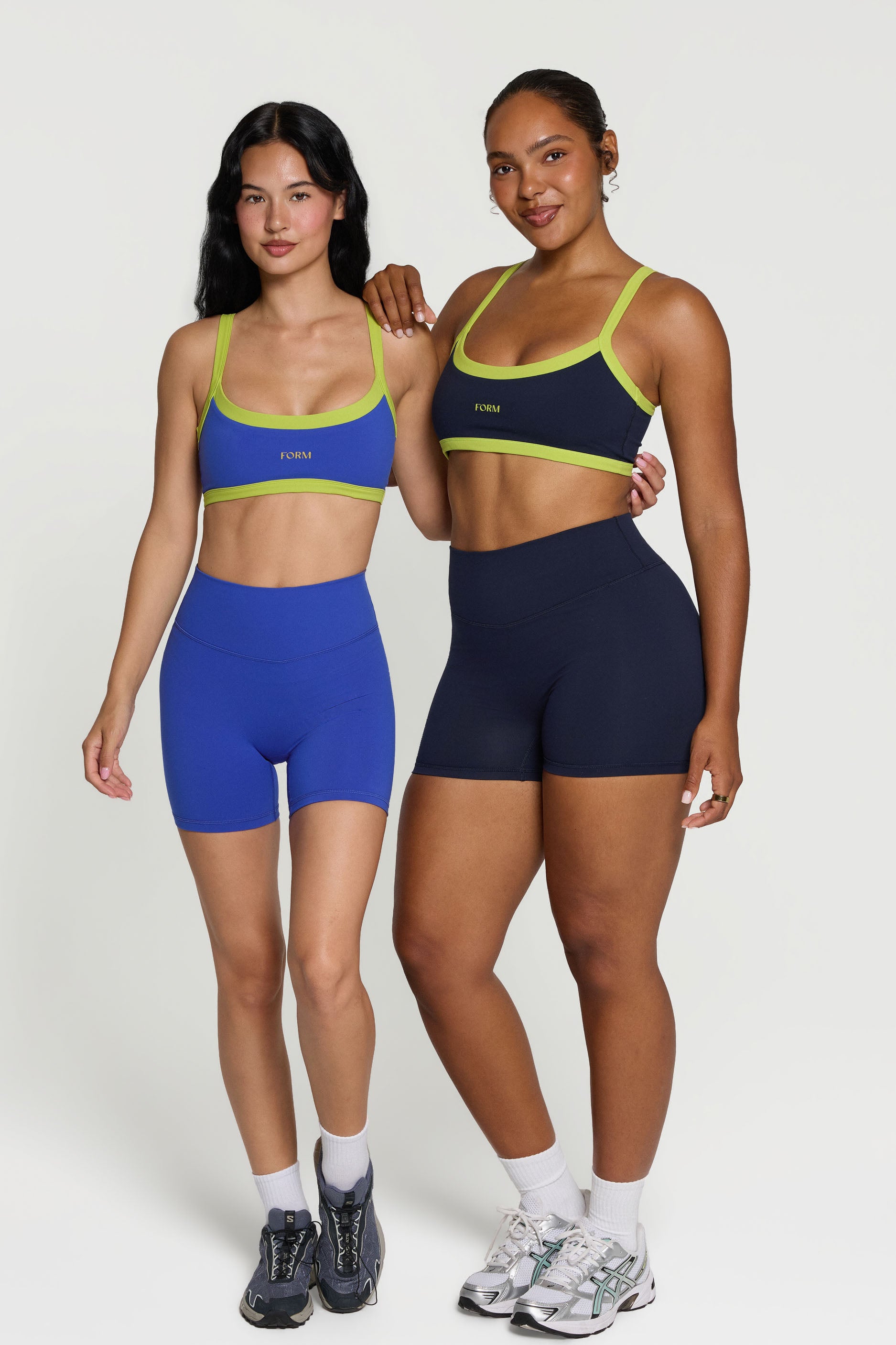 Reversible Impact Bra Cobalt/Navy/Lime