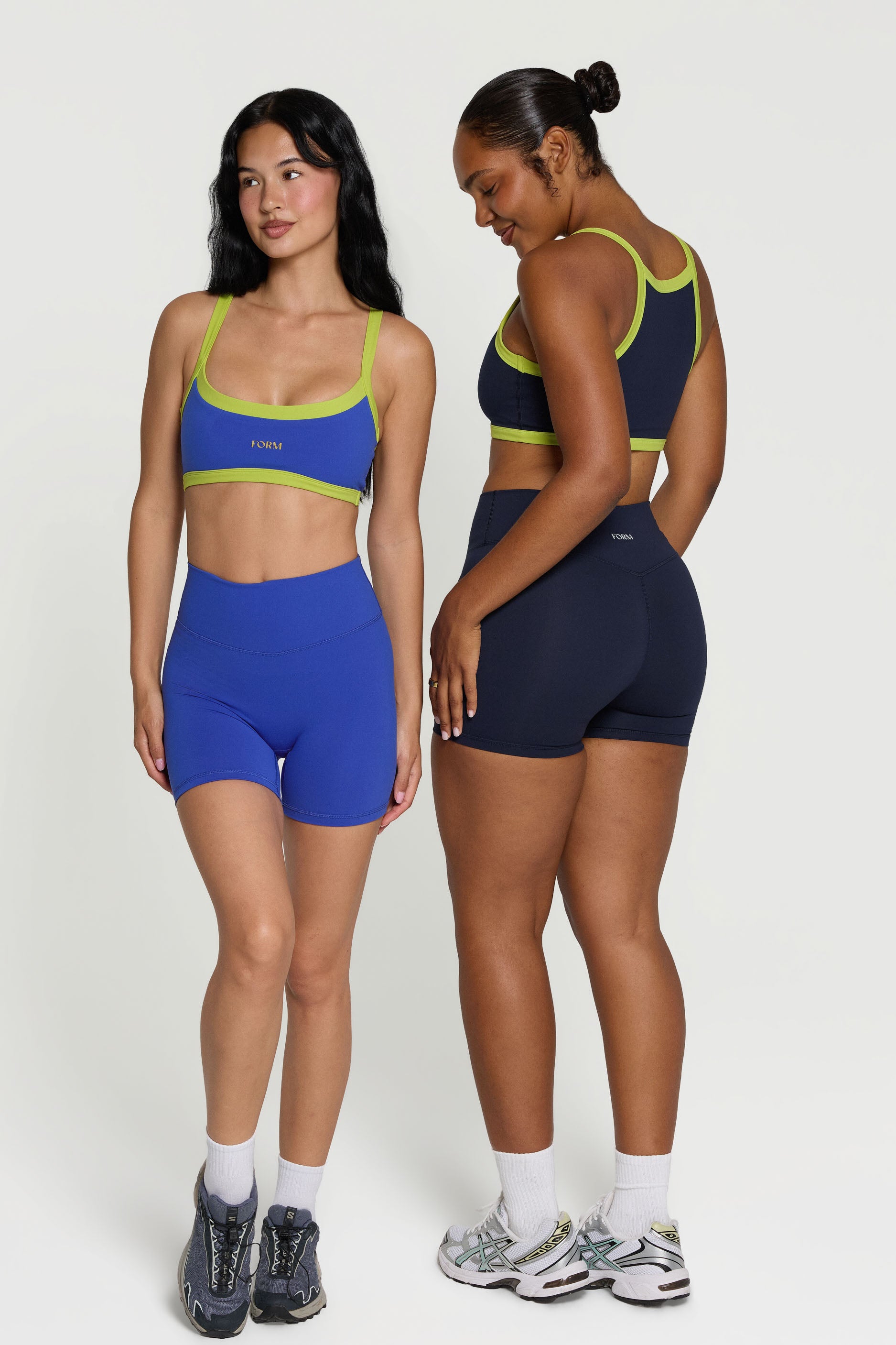 Reversible Impact Bra   Cobalt/Navy/Lime
