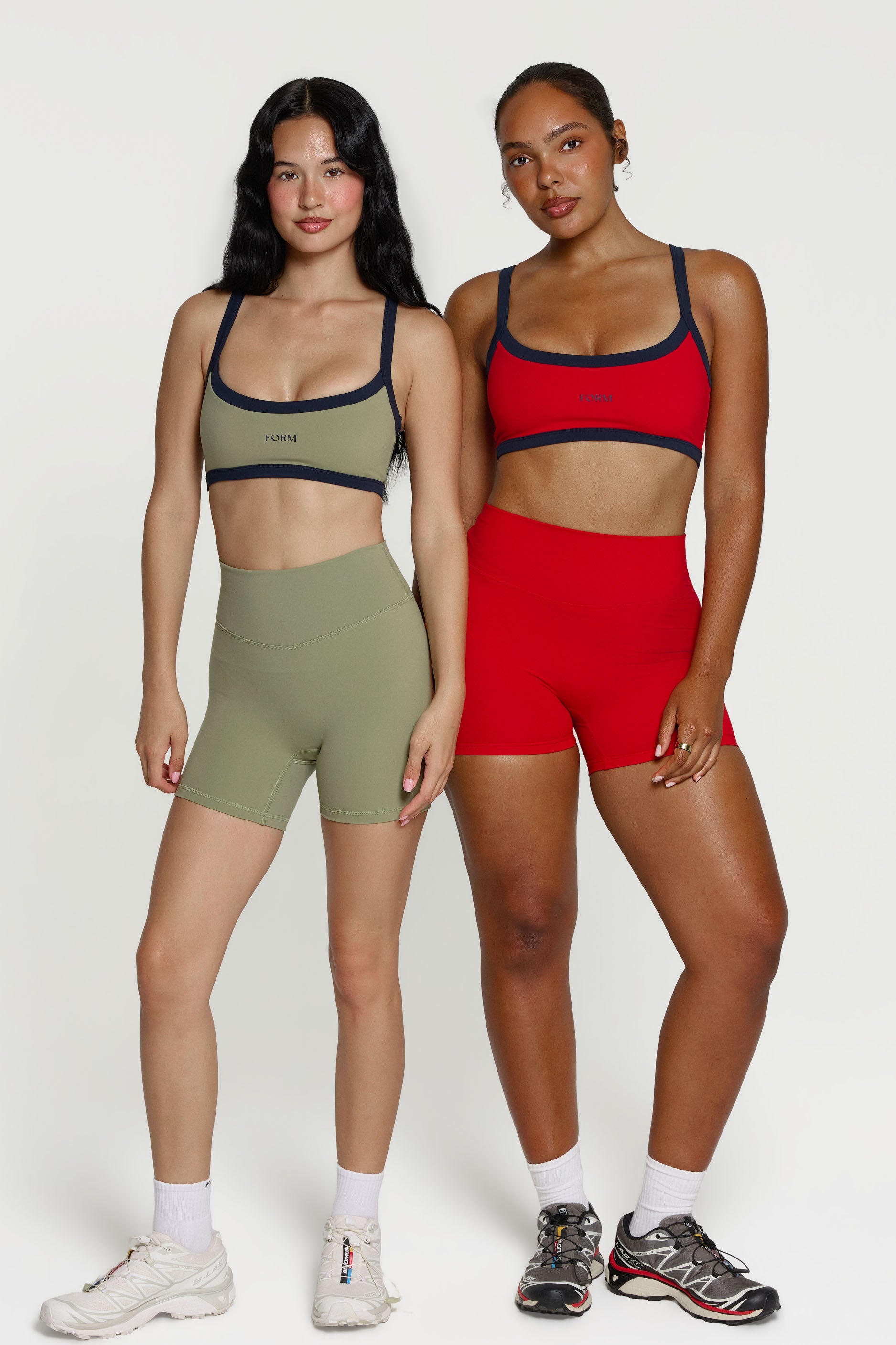 Reversible Impact Bra   Cherry/Matcha/Navy
