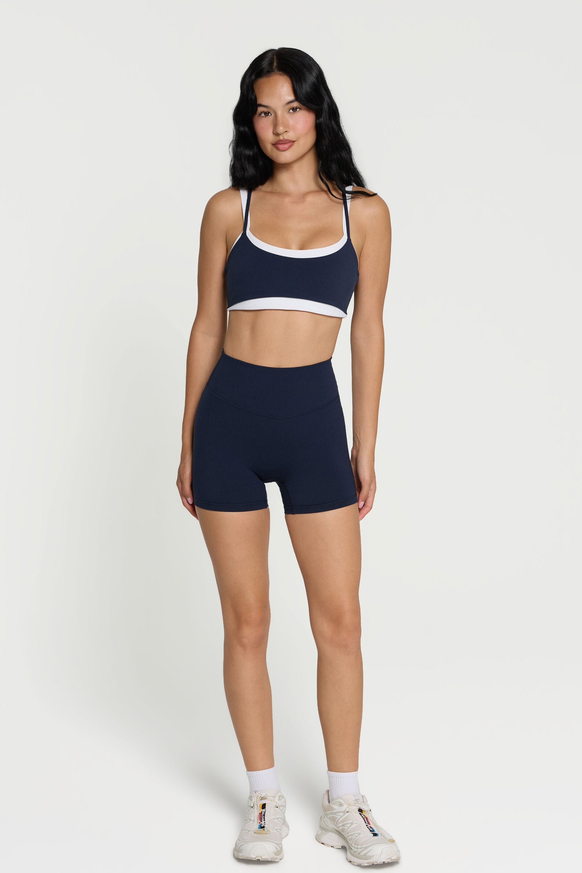 Layered Bra   Navy
