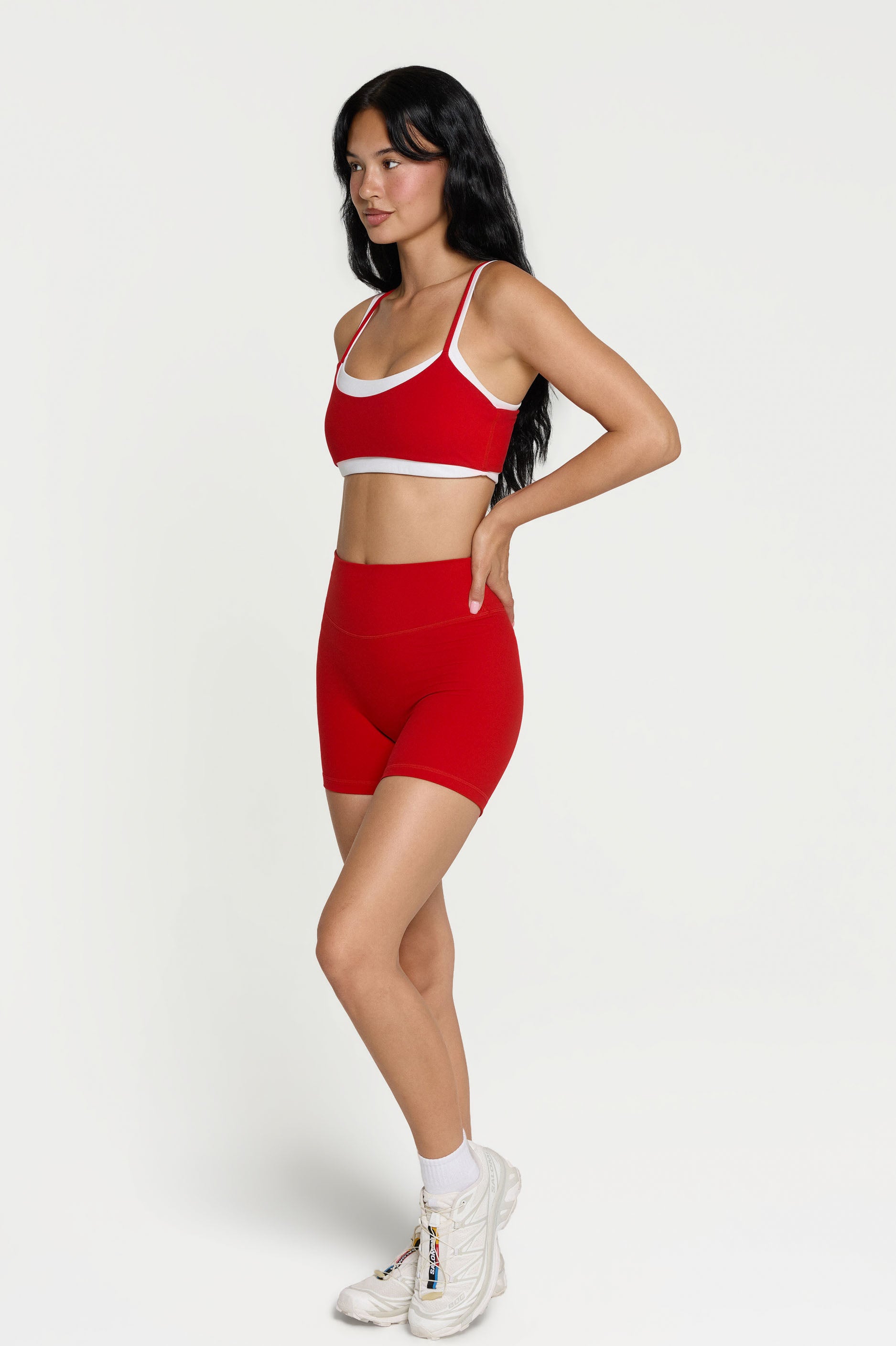 Layered Bra   Cherry
