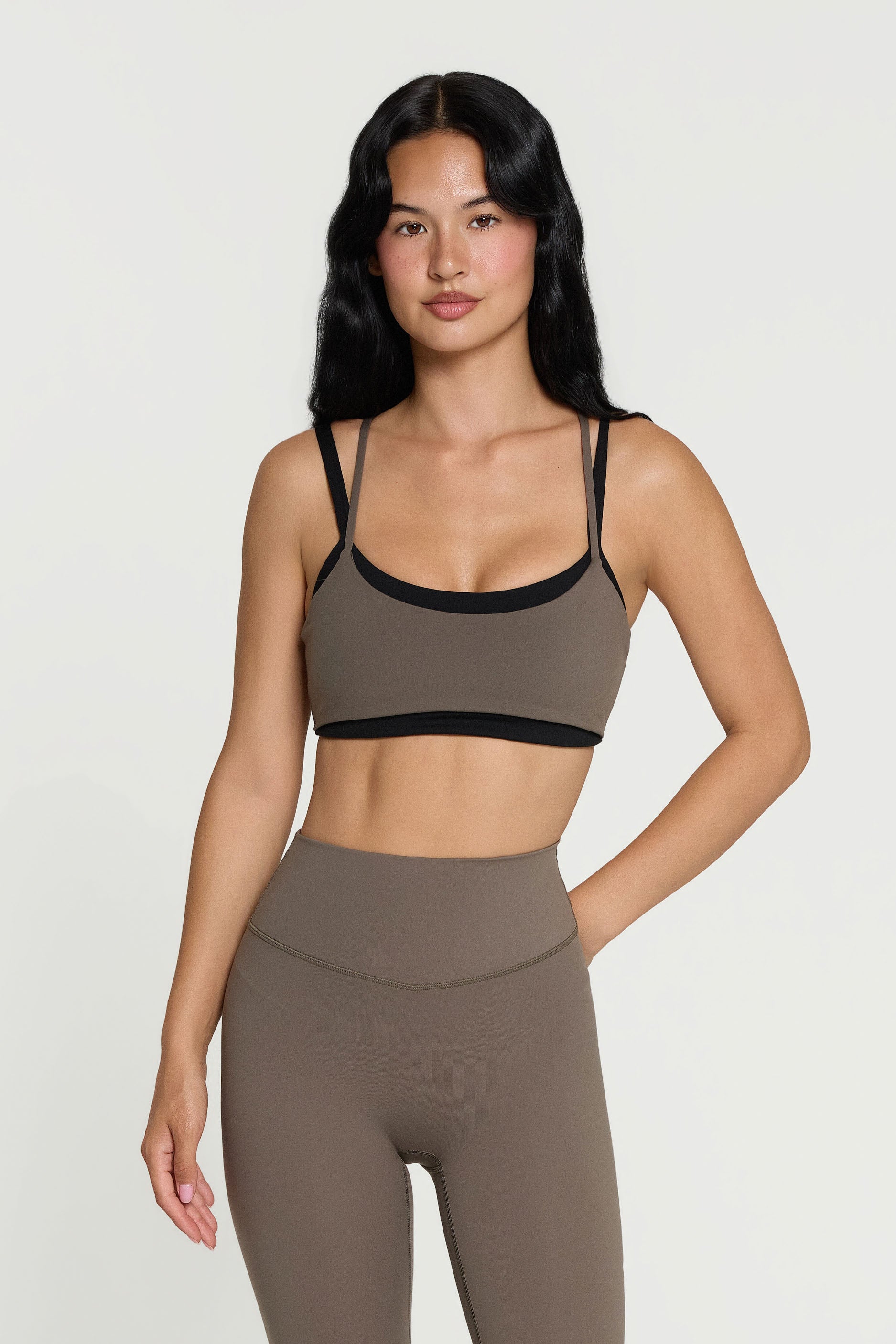 Layered Bra   Walnut
