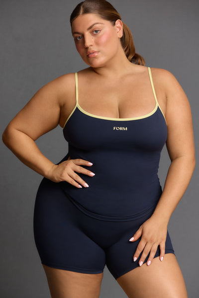 FORM Cami - Navy/Lemon