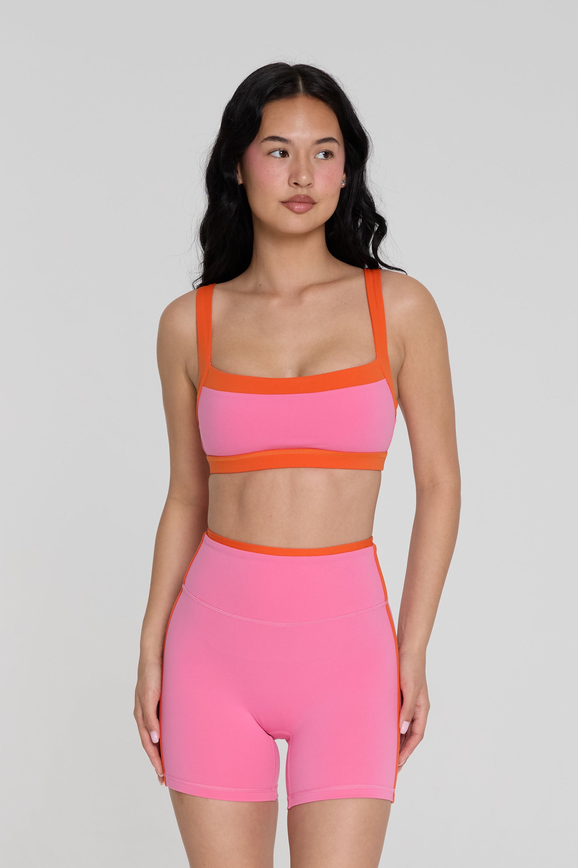 Straight Neck Bra   Peony/Poppy
