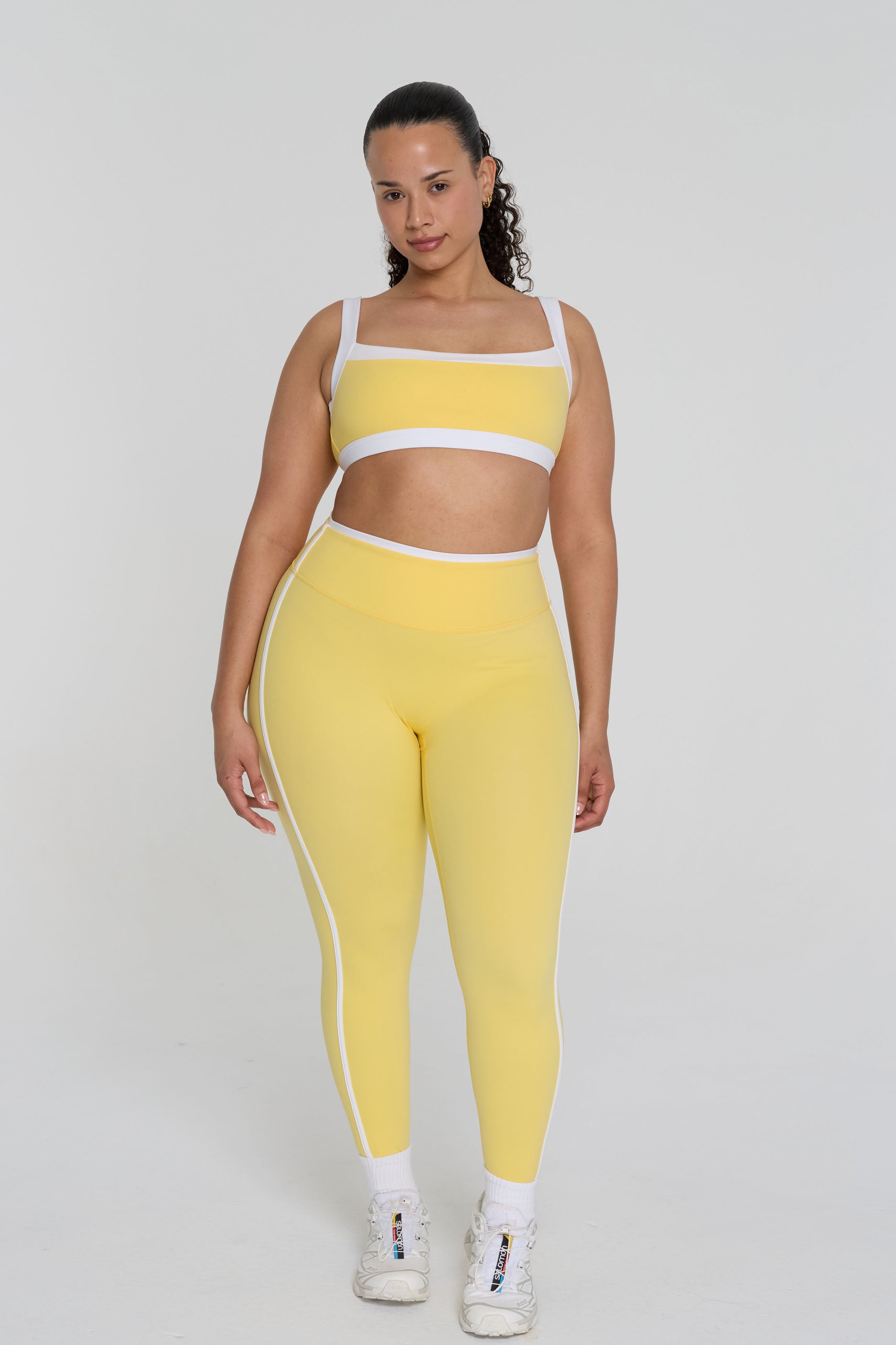 Two Tone Leggings   Daisy/White
