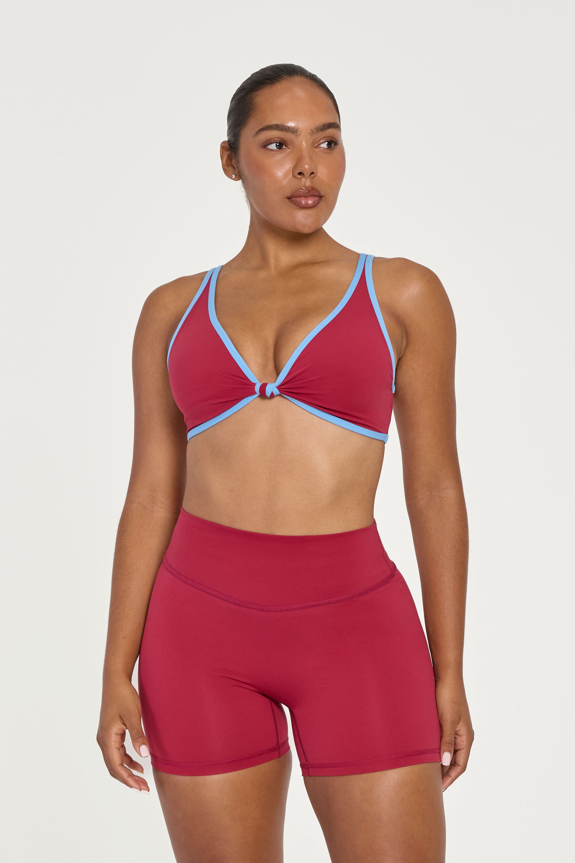 Knot Bra   Berry/Baby
