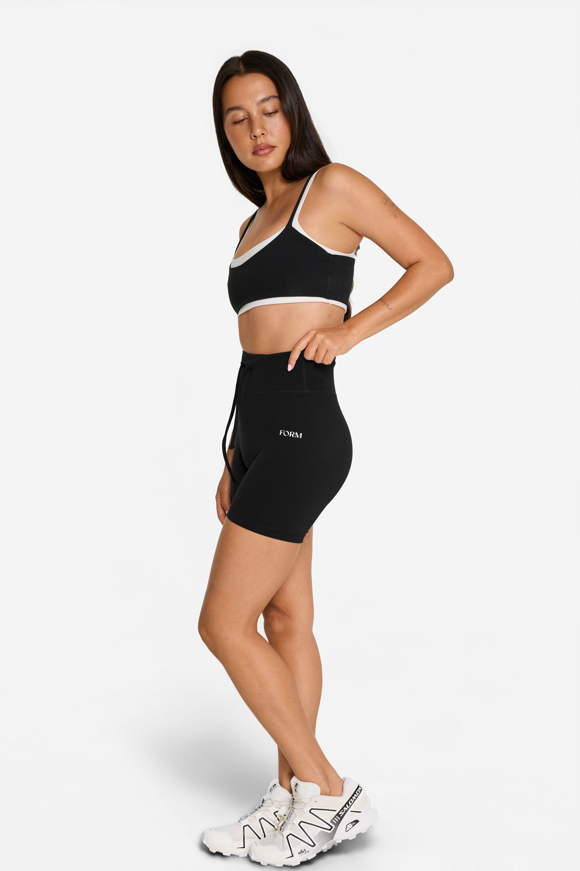 Drawstring Short   Black
