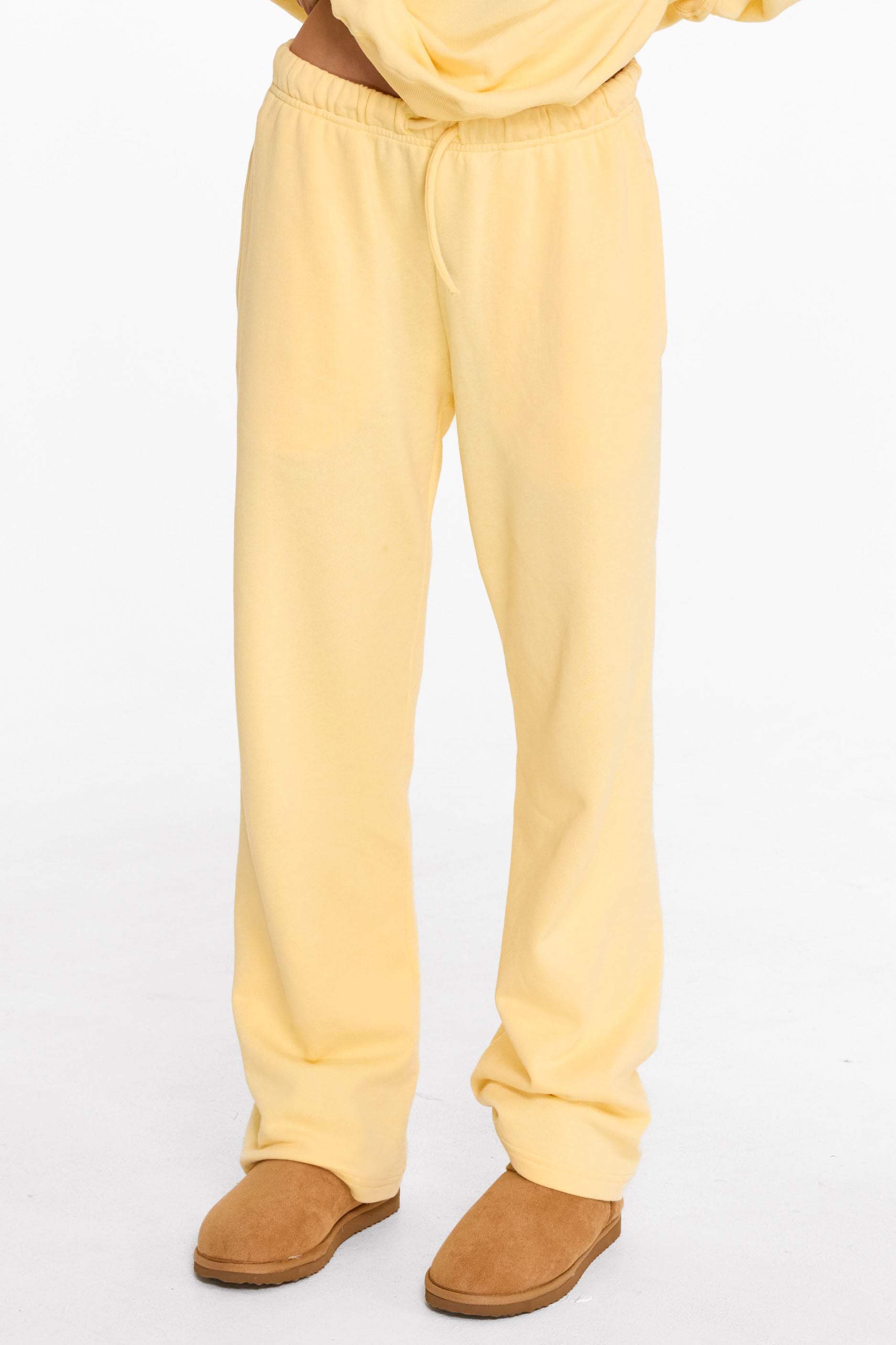 Straight Leg Sweatpants   Sunny
