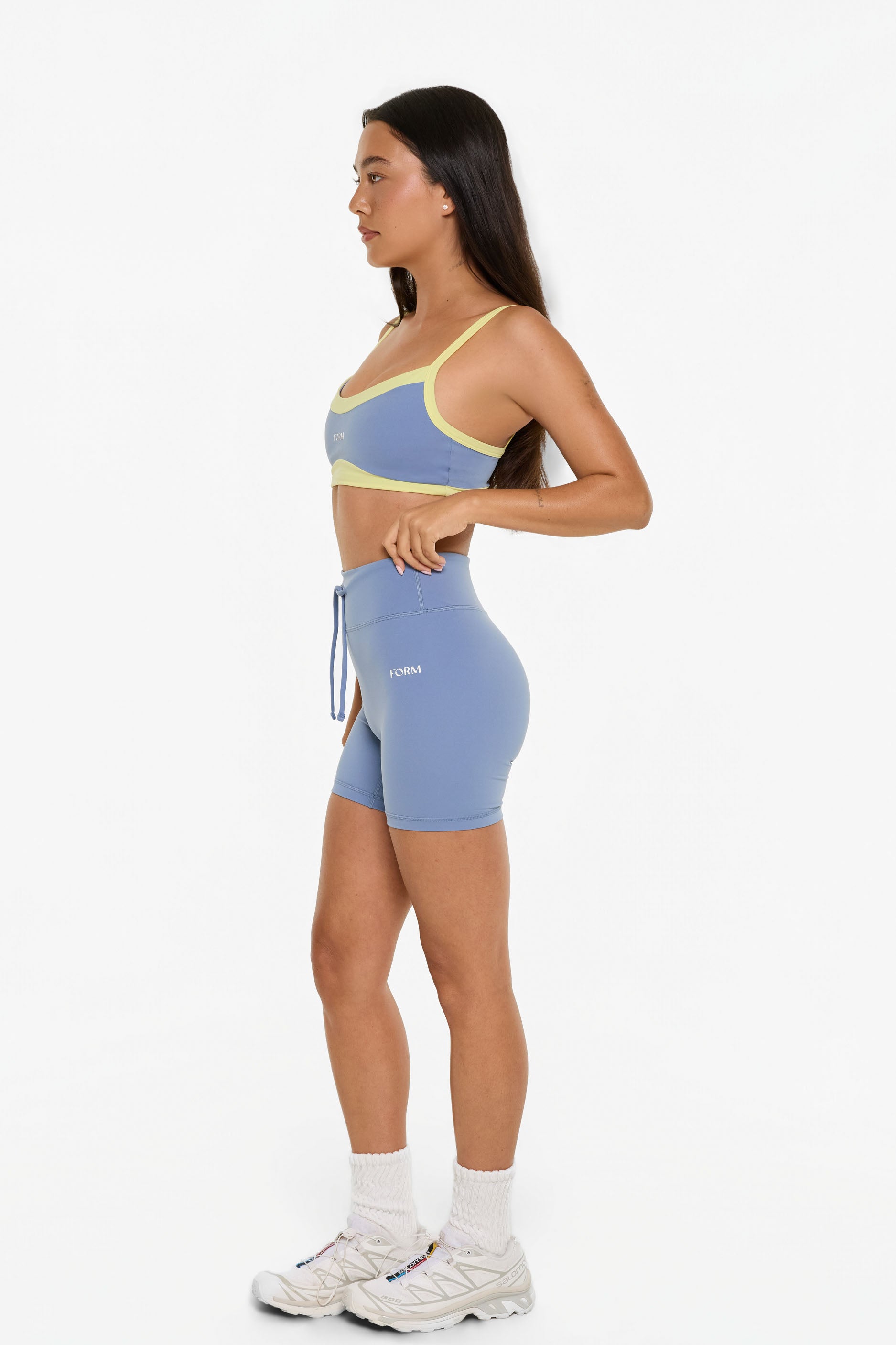 Scoop Contrast Bra   Glacier/Lemon

