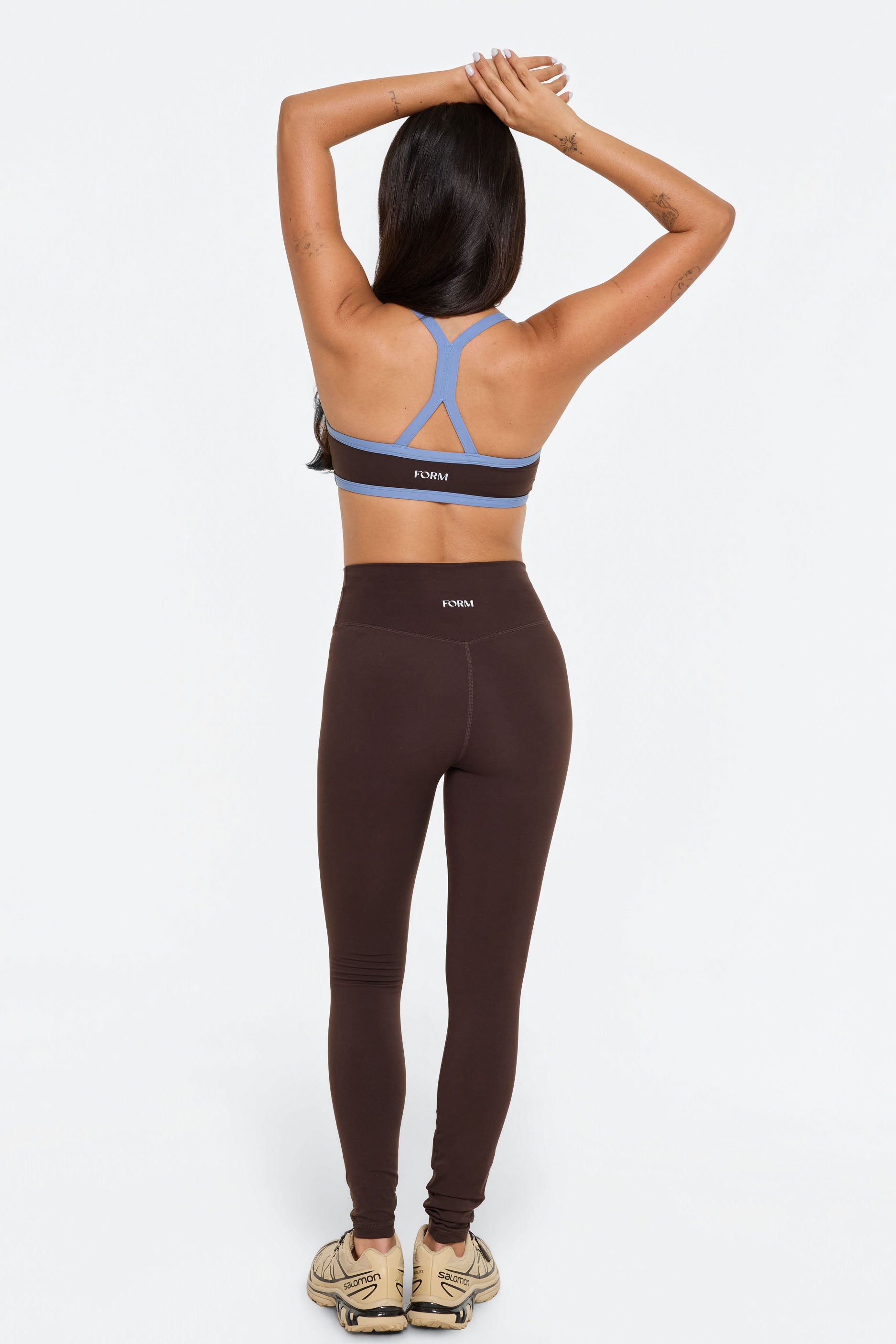 V Neck Bra   Espresso/Glacier
