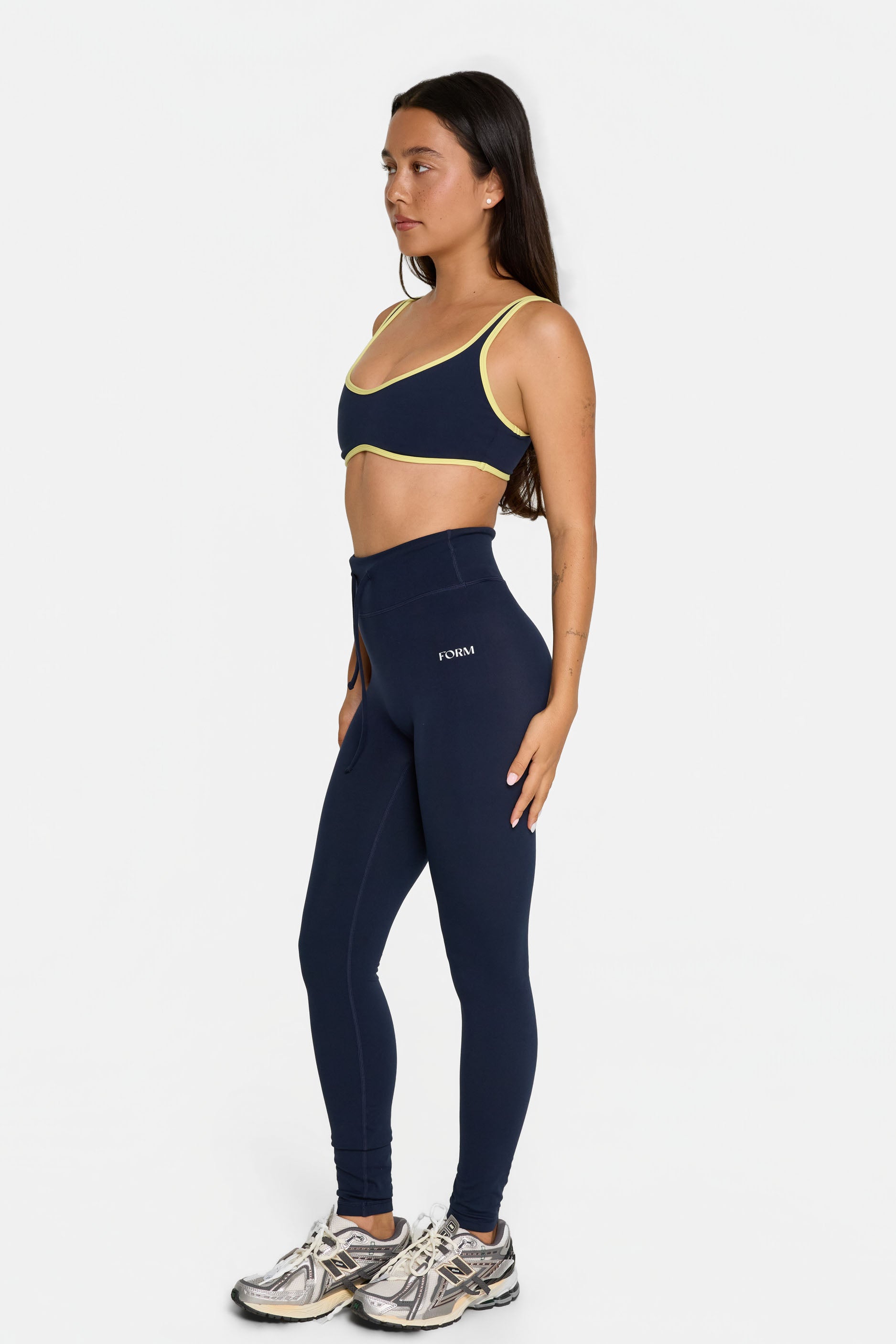 Drawstring Legging   Navy
