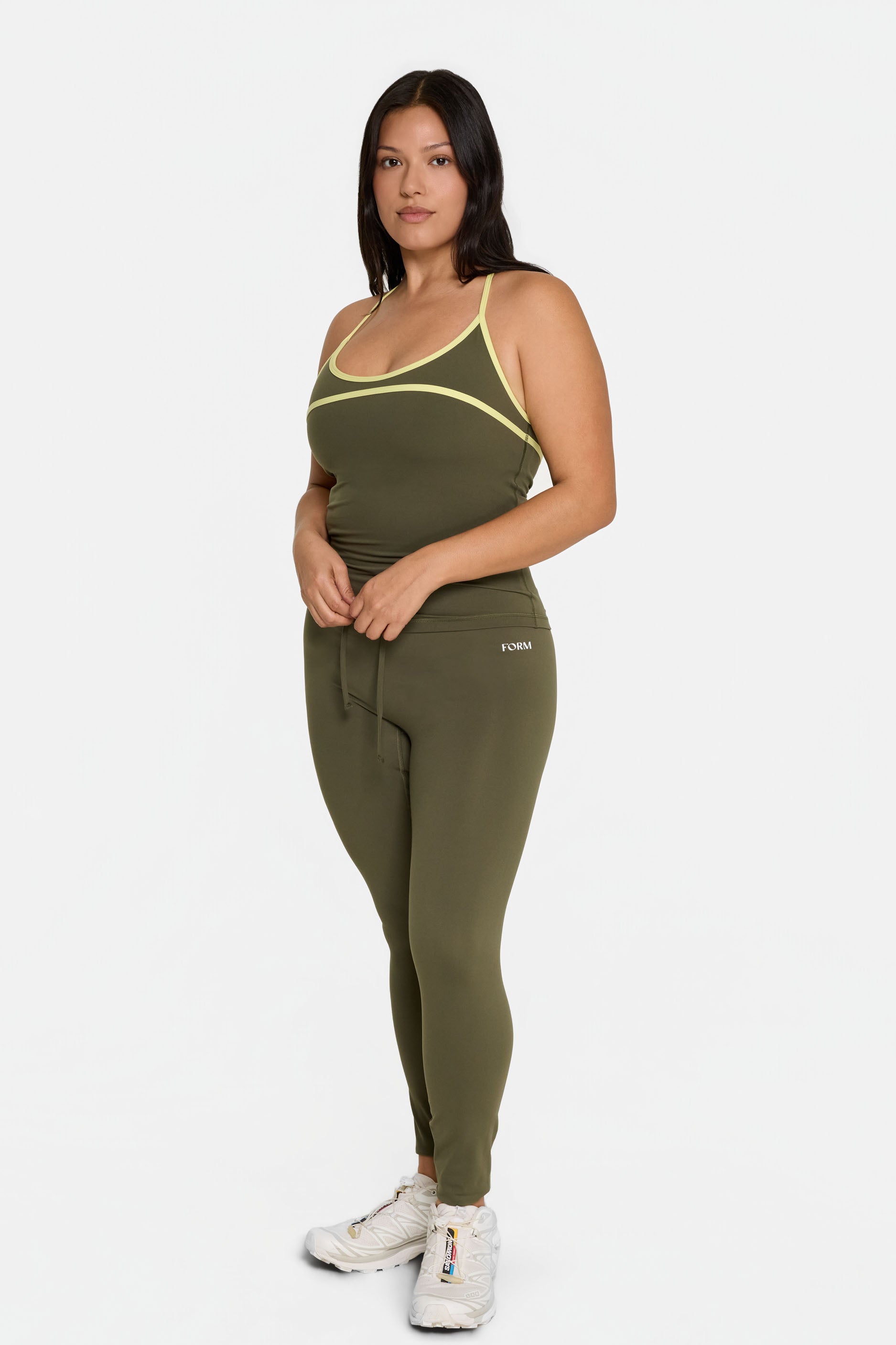 Drawstring Legging   Olive
