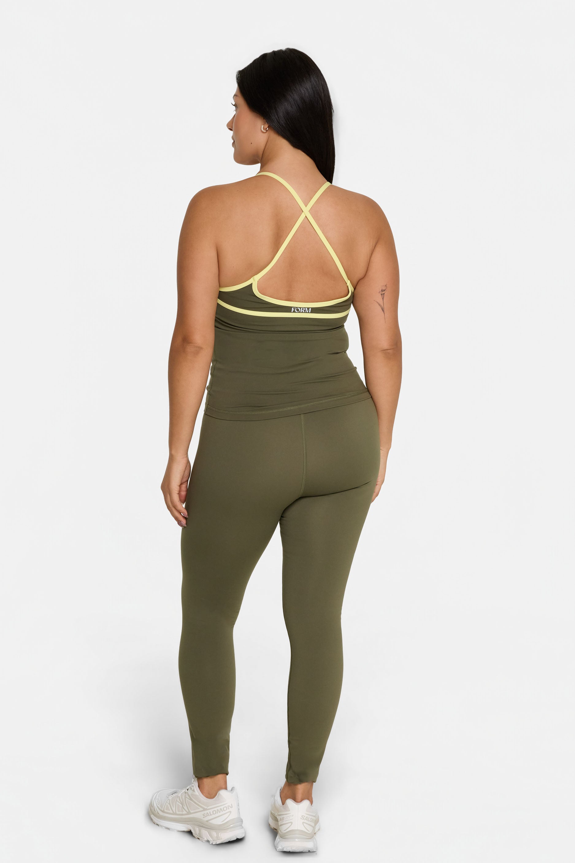 Drawstring Legging   Olive
