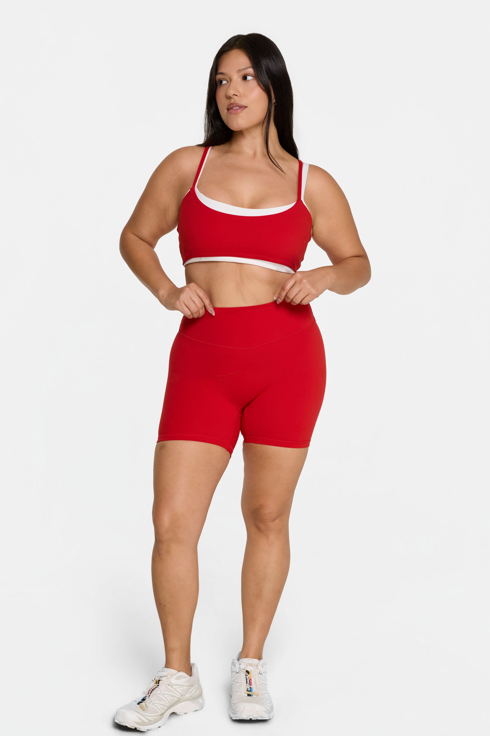 Layered Bra   Cherry
