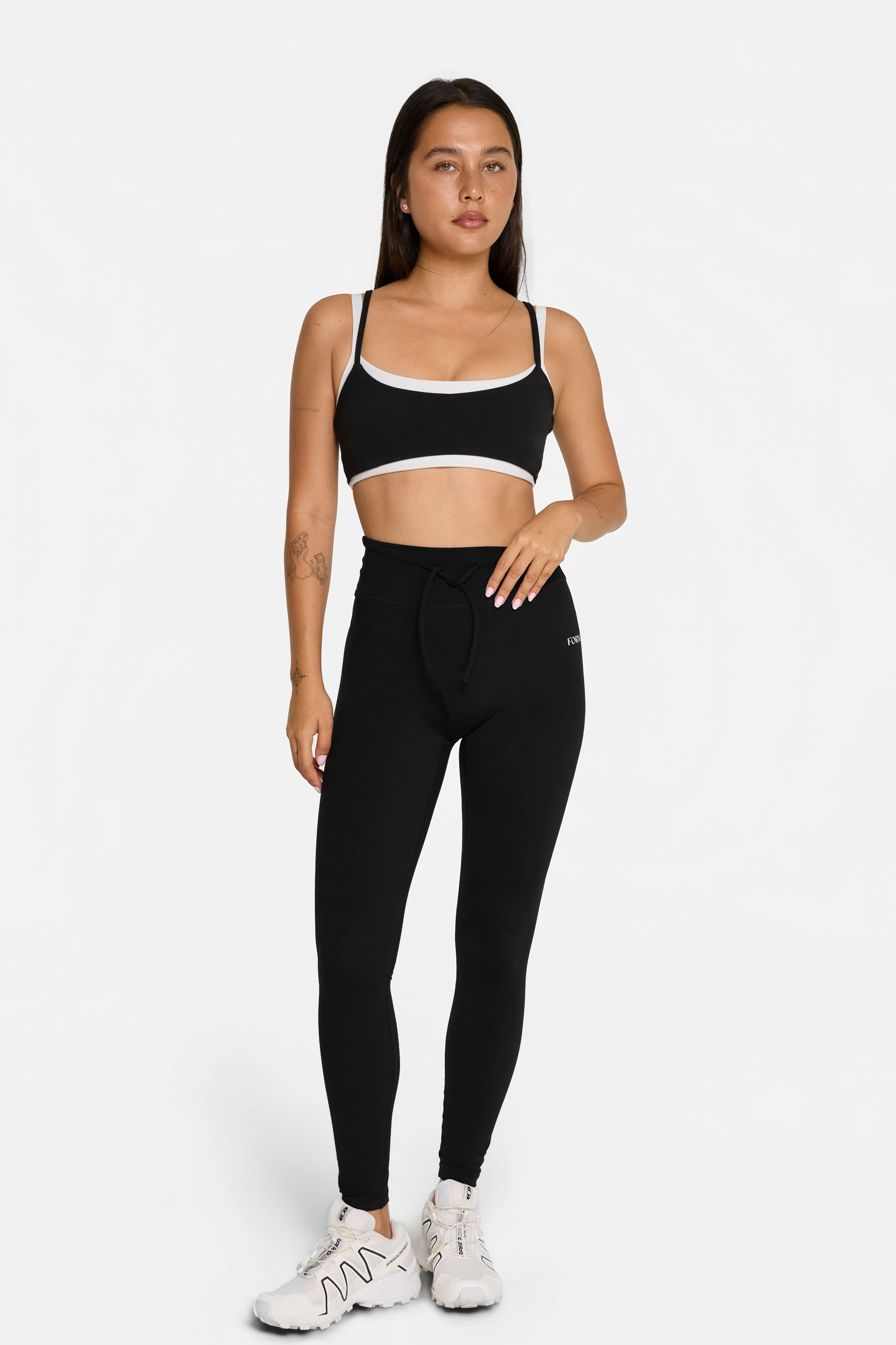 Drawstring Legging   Black
