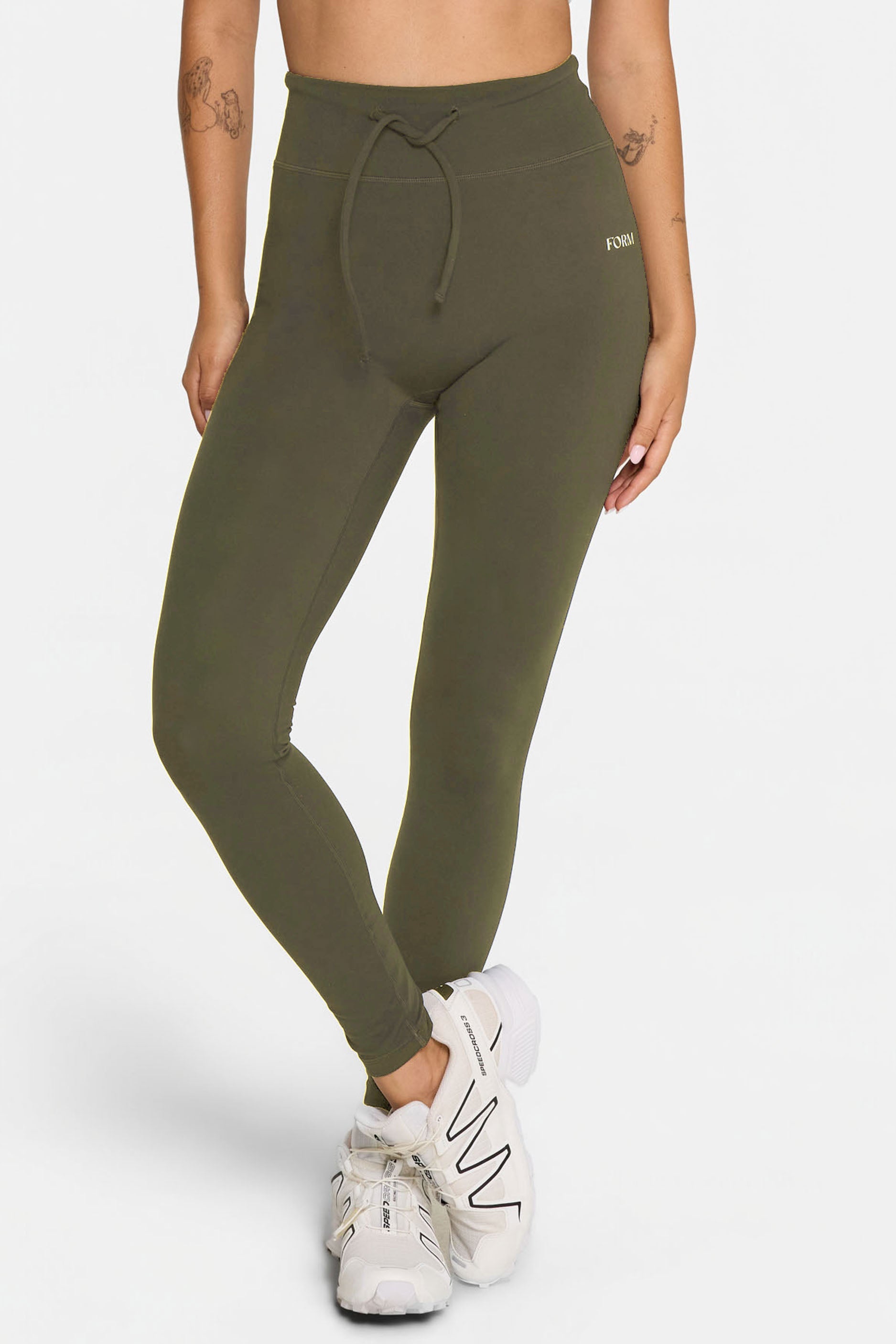 Drawstring Legging   Olive
