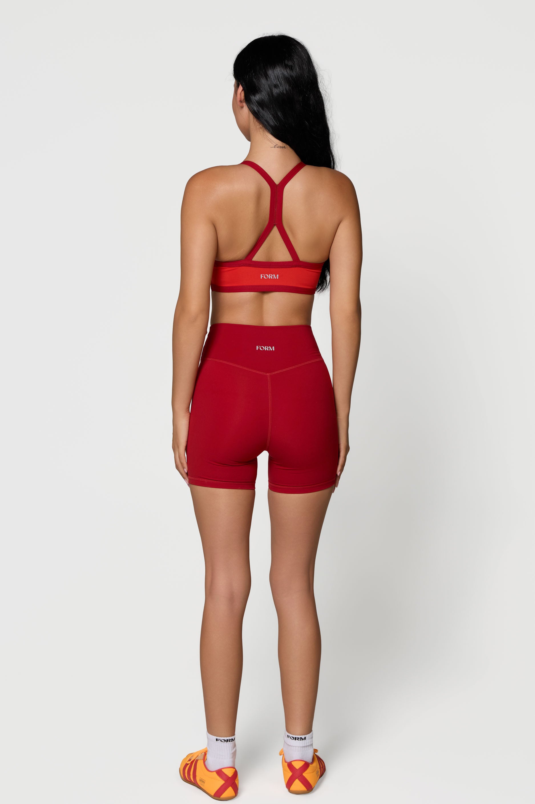 Reversible V Neck Bra   Terracotta/Ruby   Navy/Ruby
