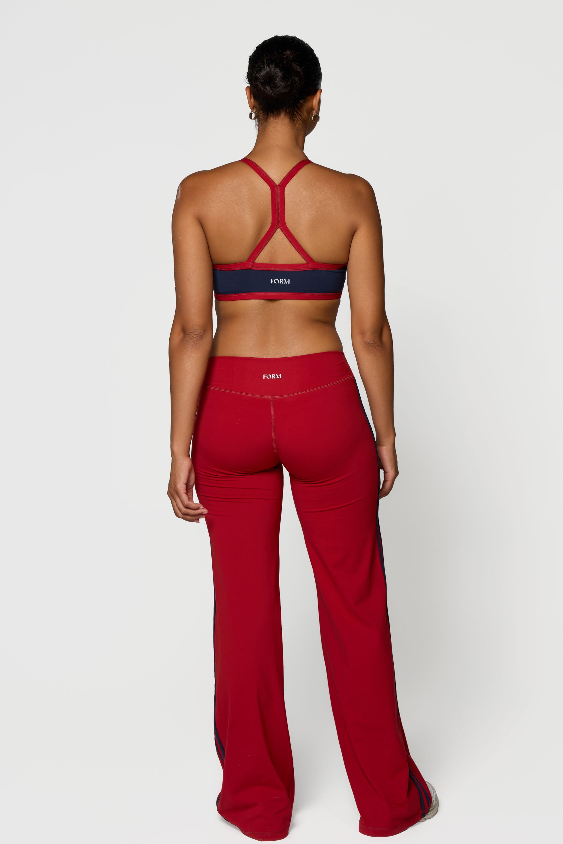 Reversible V Neck Bra   Terracotta/Ruby   Navy/Ruby
