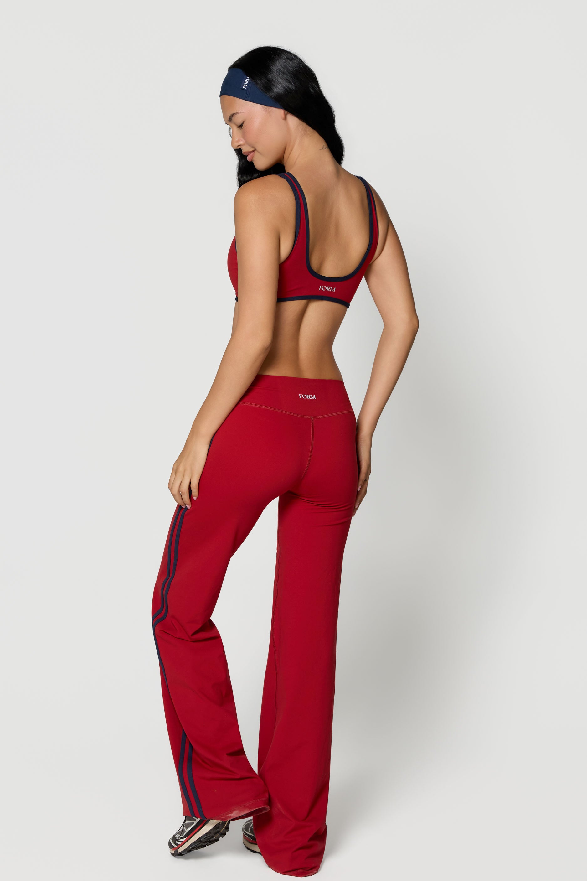 Knot Bra   Ruby/Navy
