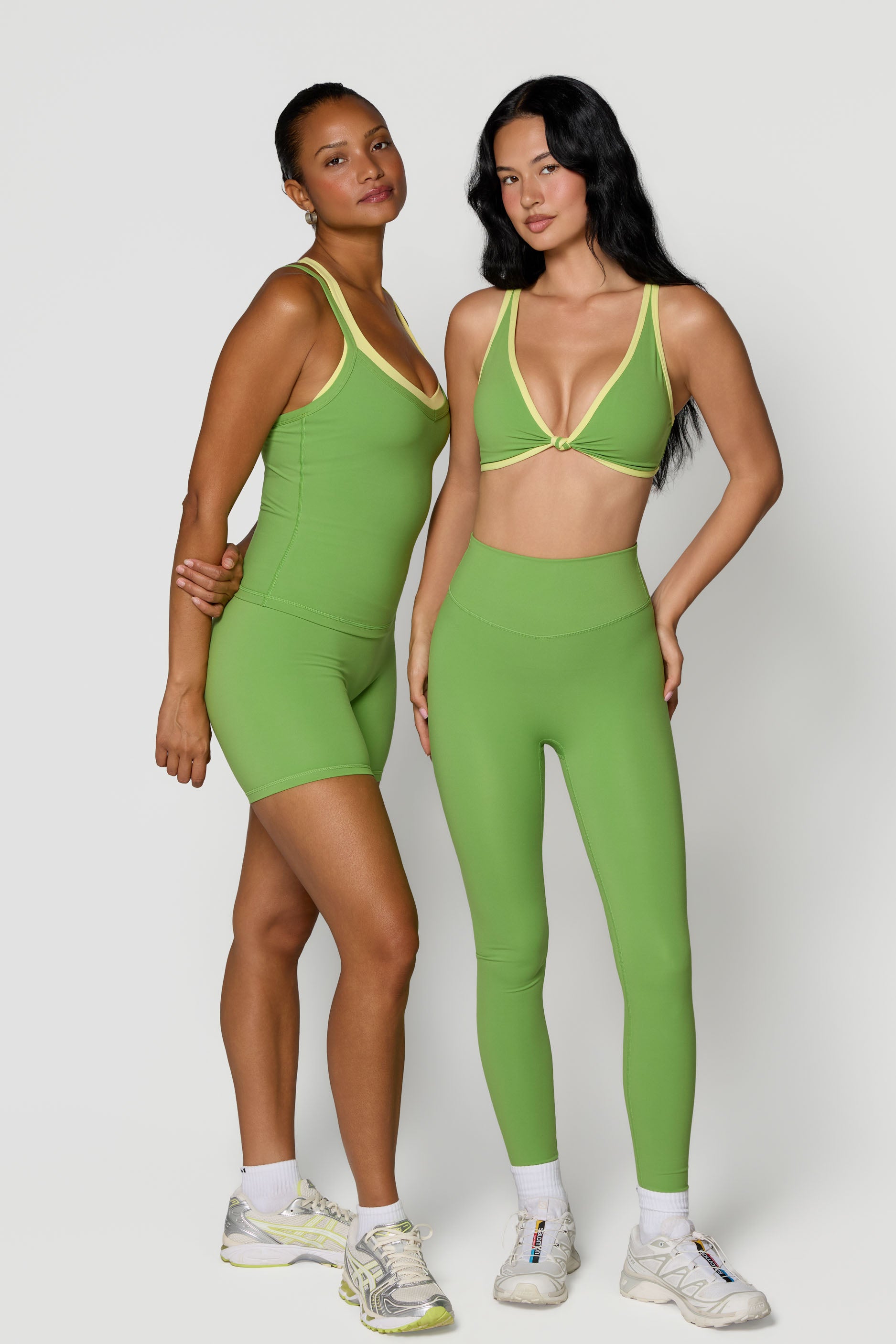 Knot Bra   Moss/Lemon

