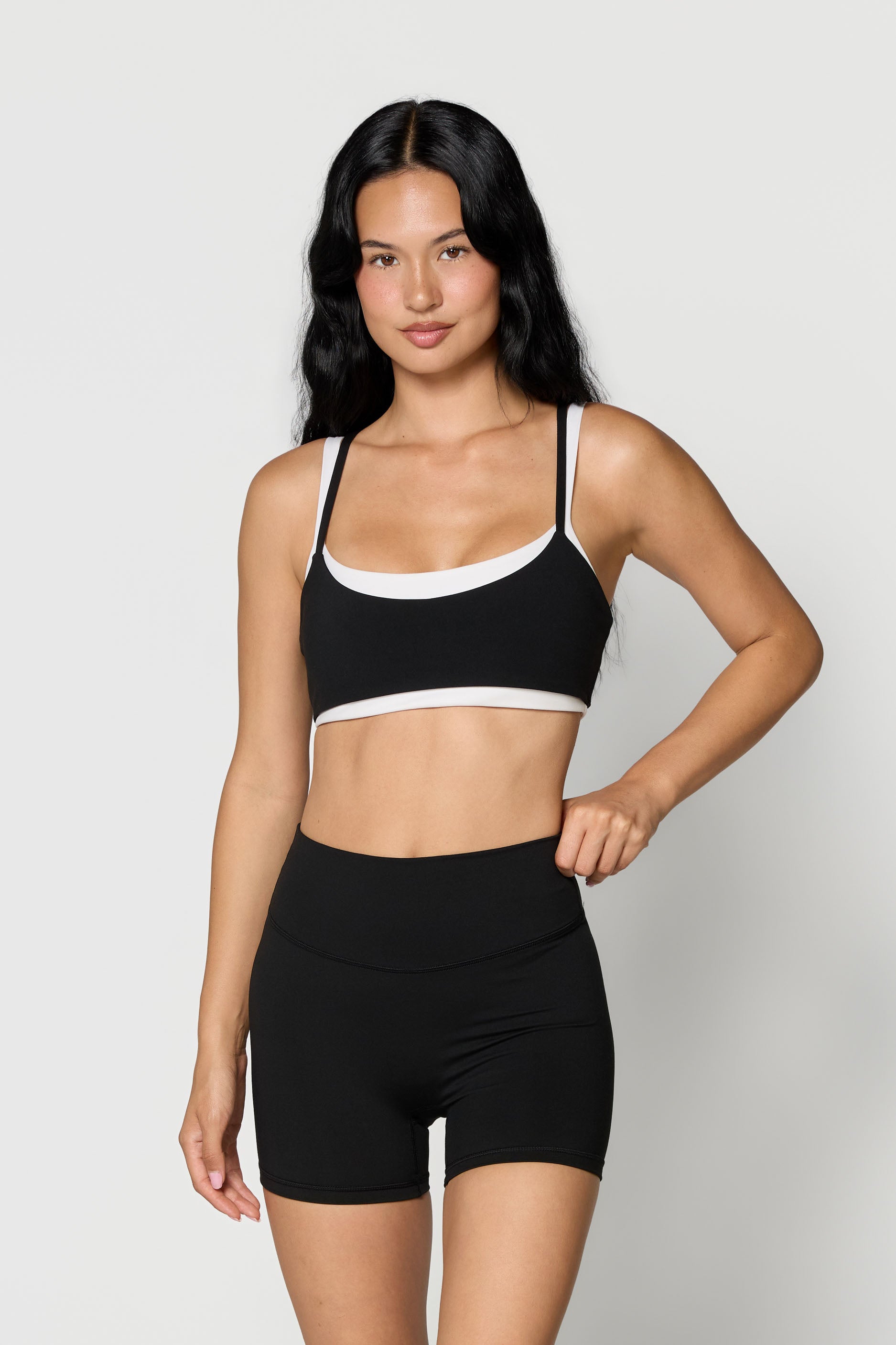 Layered Bra   Black
