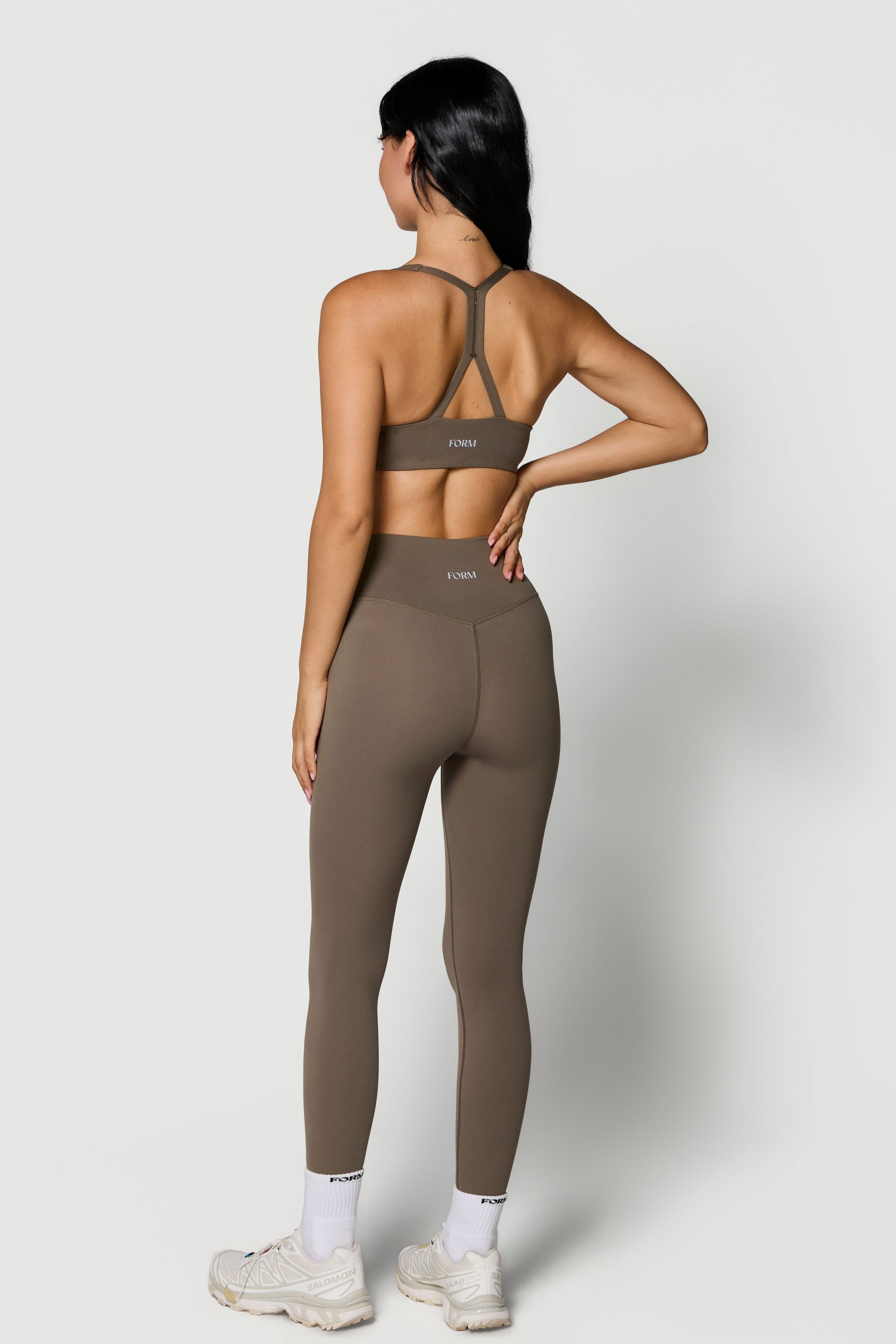 Seamless X Bra   Walnut

