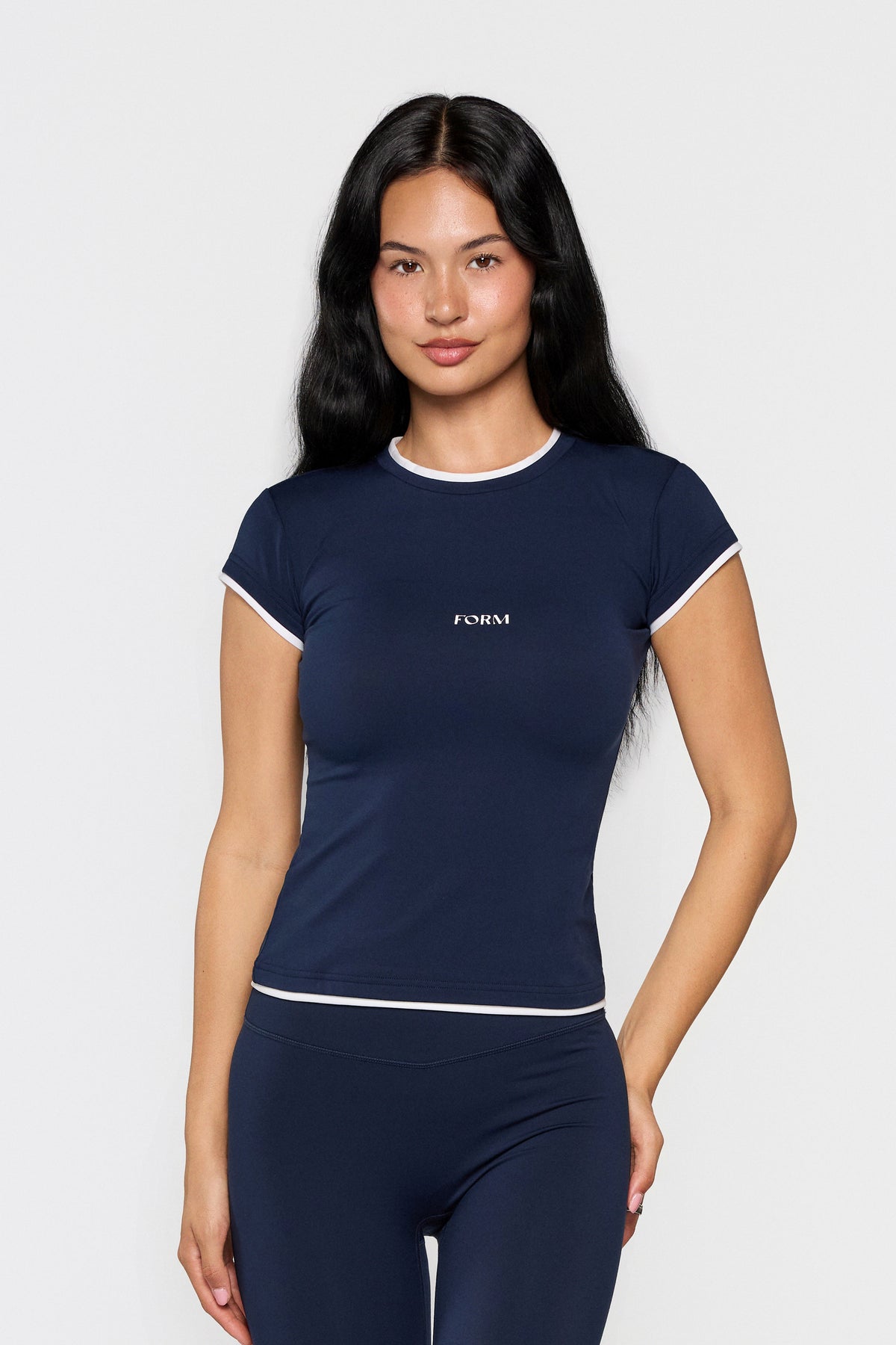 Layering Tee   Navy
