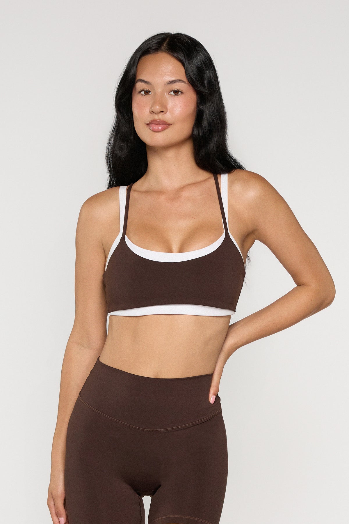 Layered Bra   Espresso
