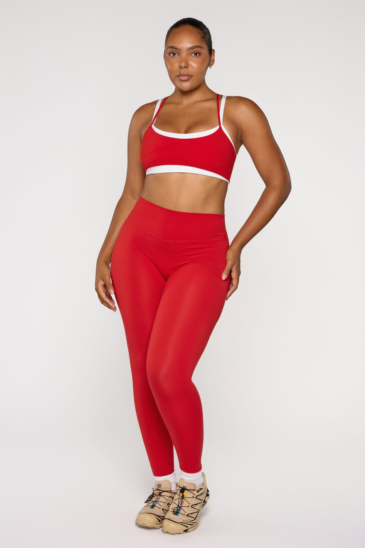 Layered Bra   Cherry
