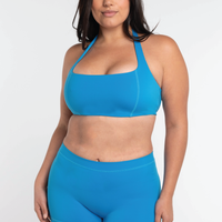 Halter Bra - Aqua