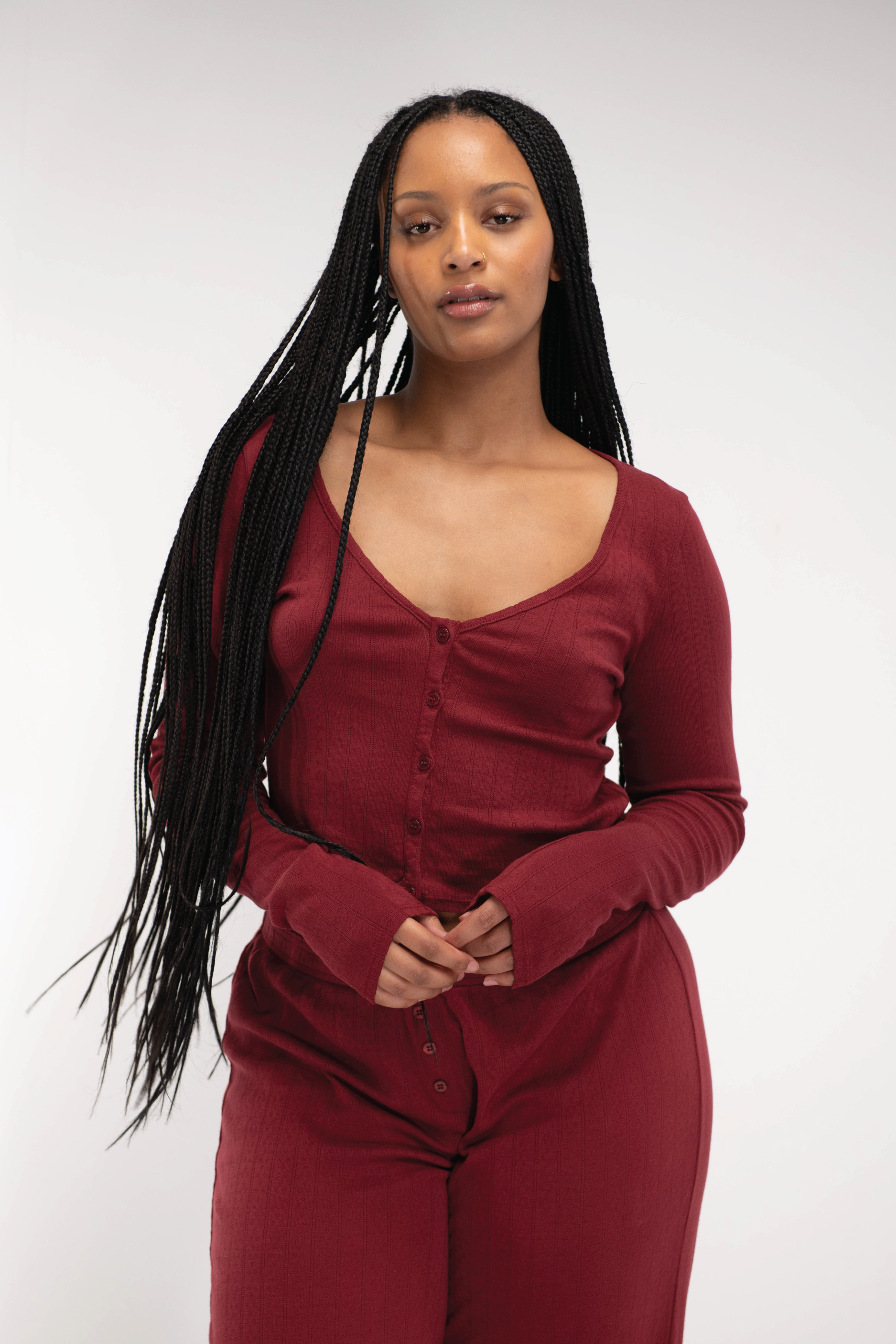 Pointelle Cardigan   Sweetheart
