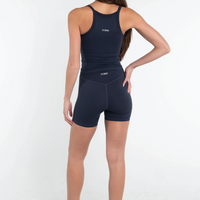 Slim Racer Tank - Navy