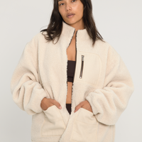 Sherpa Jacket - Cream