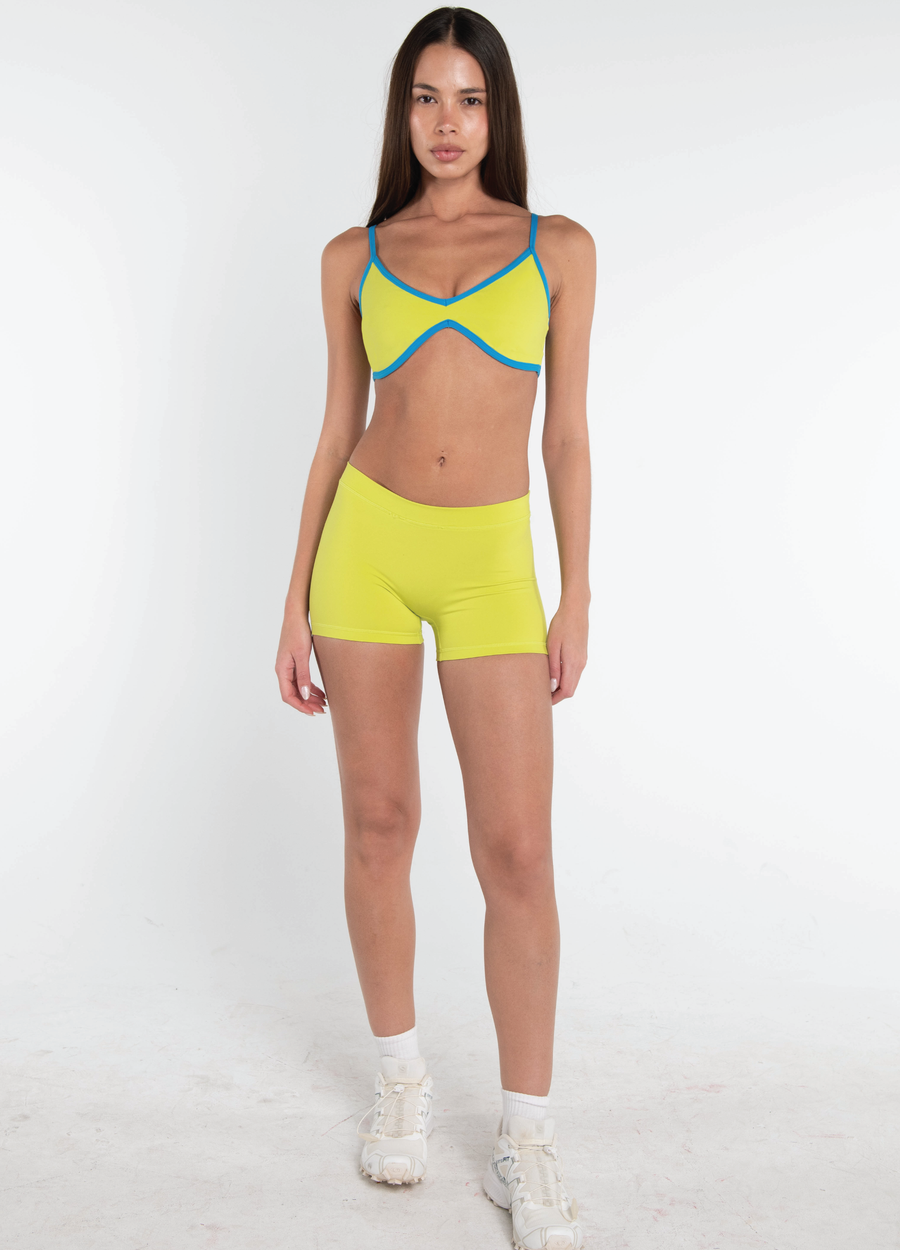 Triangle Bra - Lime