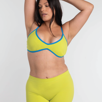 Triangle Bra - Lime