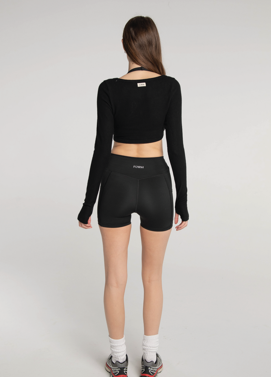 Twist Sweater  - Black